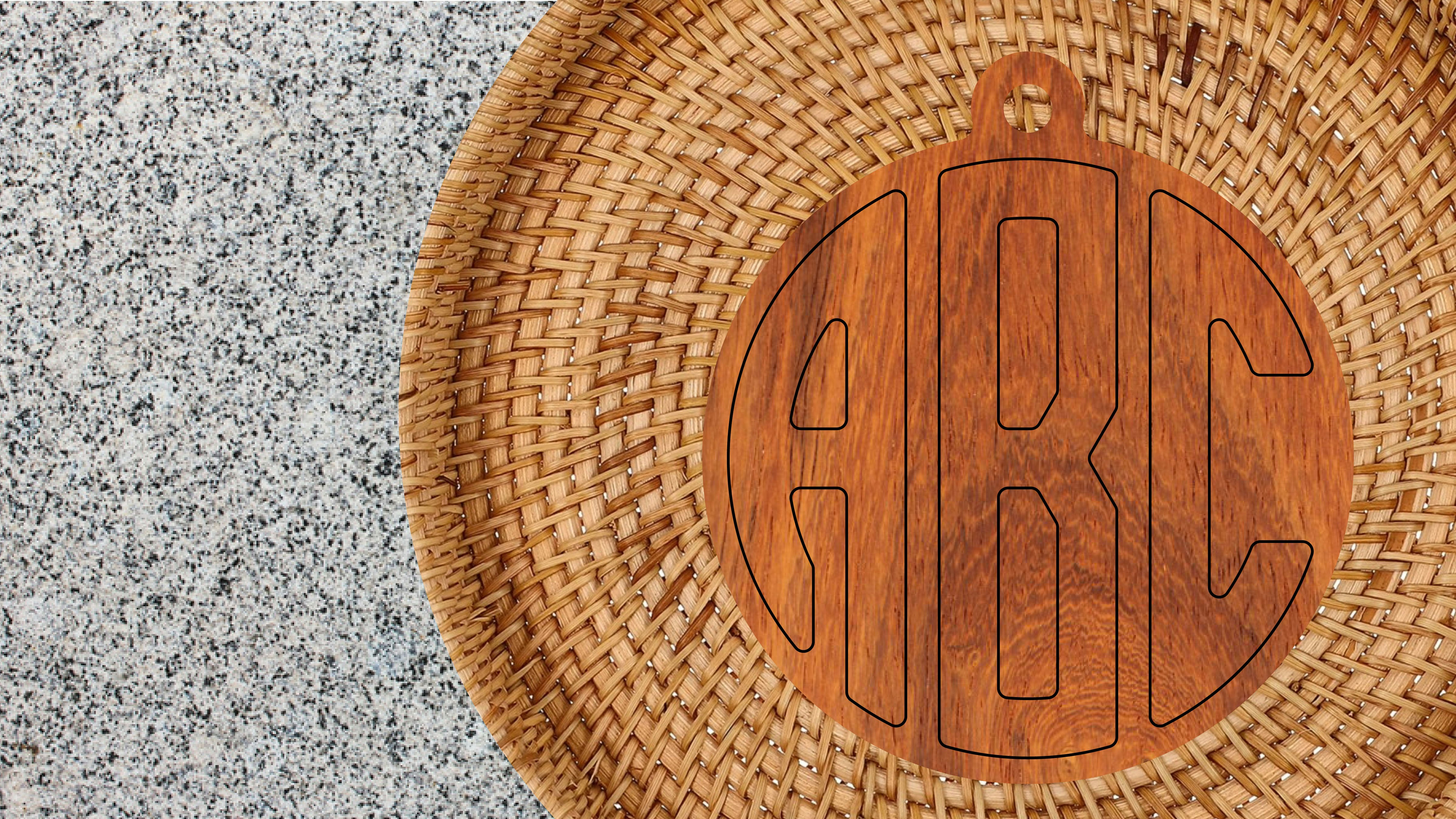 3 letter Monogram
