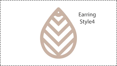 ••• Earring_Style4 ••• Change the Hole Size if you want to.