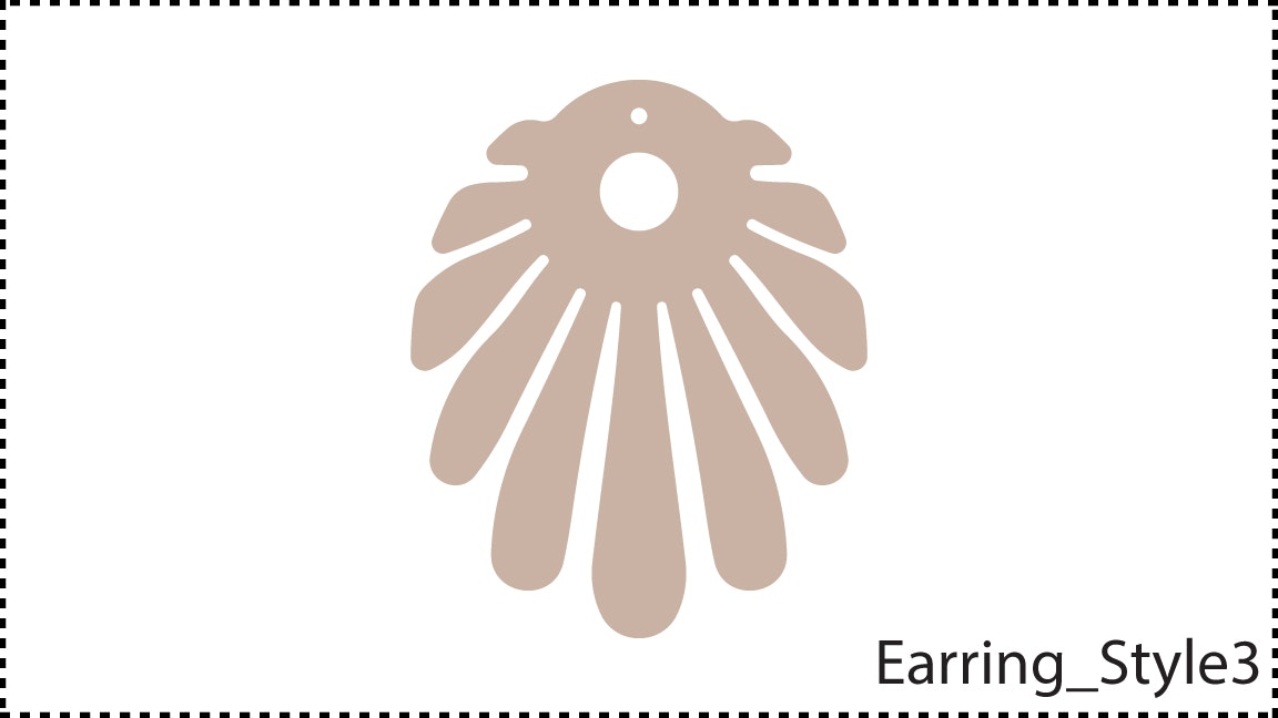 ••• Earring_Style3 ••• Change the holeSize if you want to.