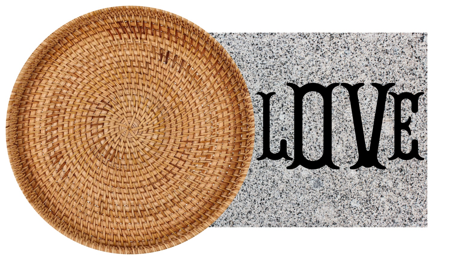 4 letter Monogram with tails