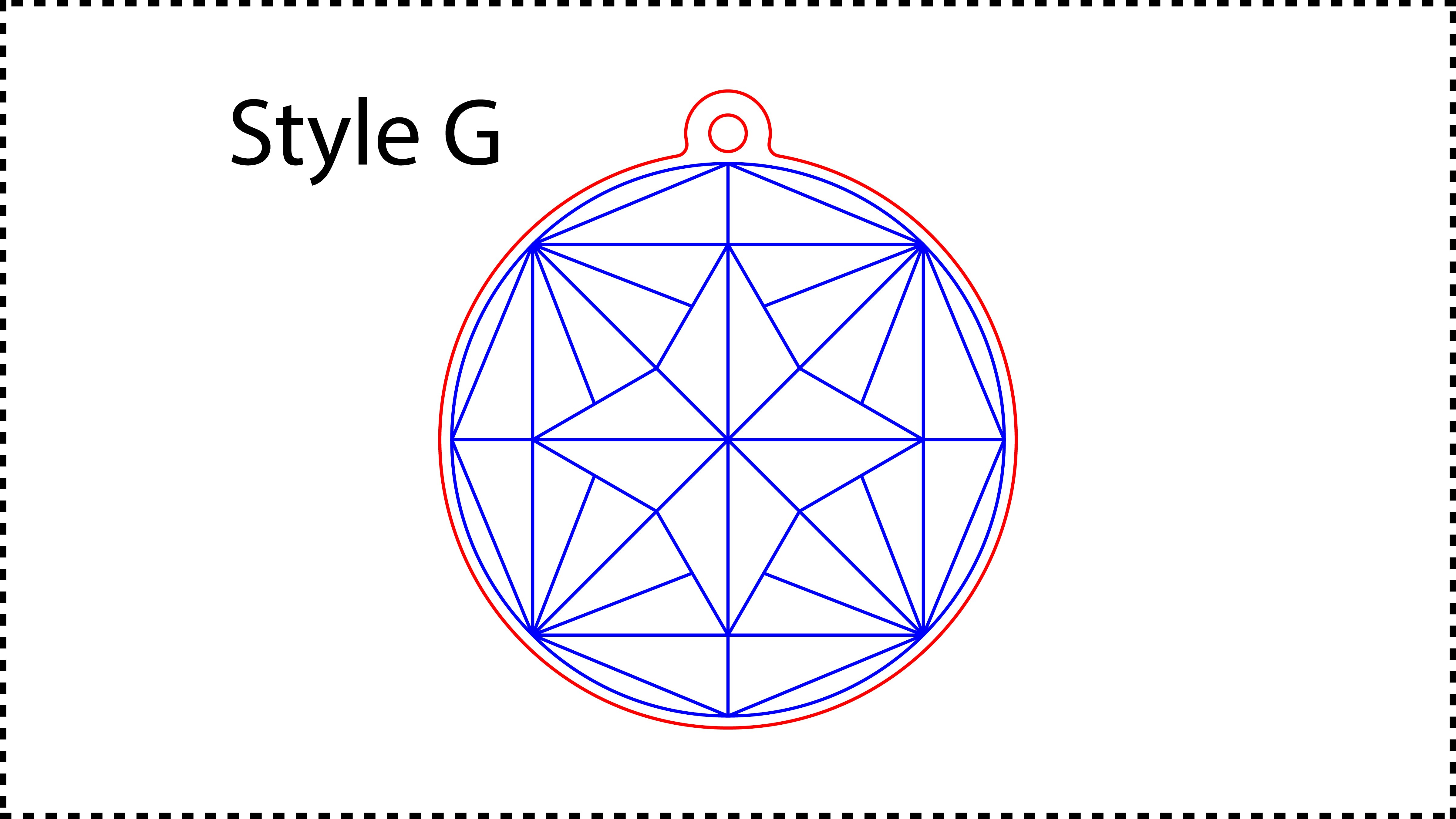 ••• Style G ••• Enter the outer Diameter you want. A good size is between 2.5" and 3.5". You can also resize the HoleDiameter. A good size is between 0.125" and 0.25". You can also change the colors if you need to.