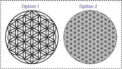 Flower of Life - 2 options