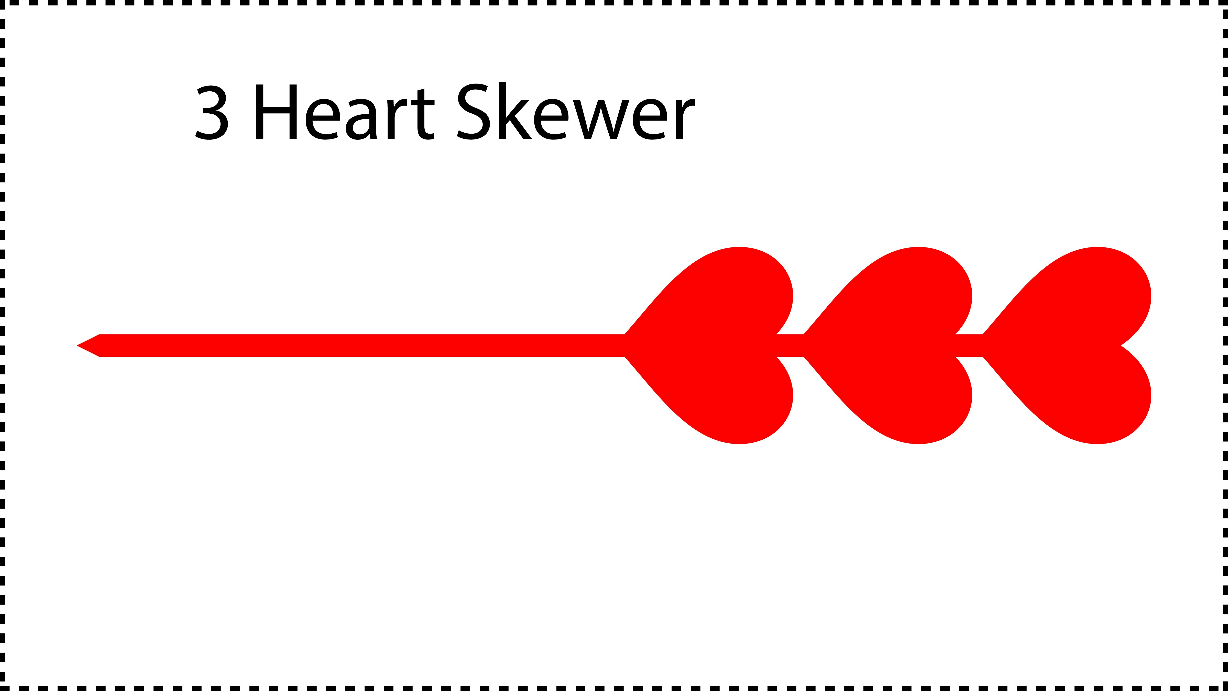 ••• 3 Heart ••• You should cut these out of 1/8" acrylic. Size can be 4", 5", 6", 7" or 8". A good value for thickness should be between 0.125" and 0.2".