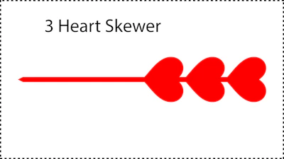 ••• 3 Heart ••• You should cut these out of 1/8" acrylic. Size can be 4", 5", 6", 7" or 8". A good value for thickness should be between 0.125" and 0.2".