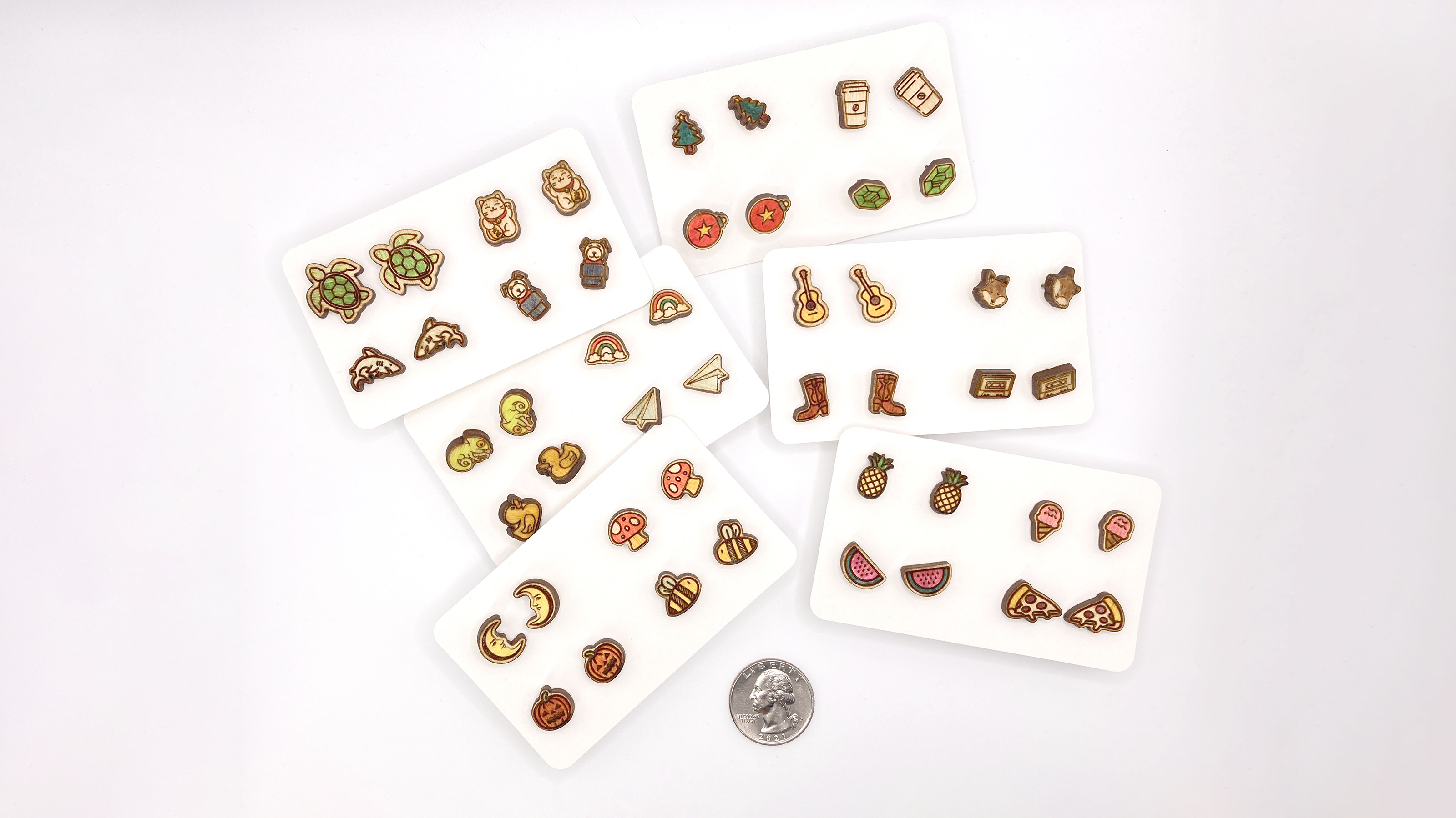 emoji earrings