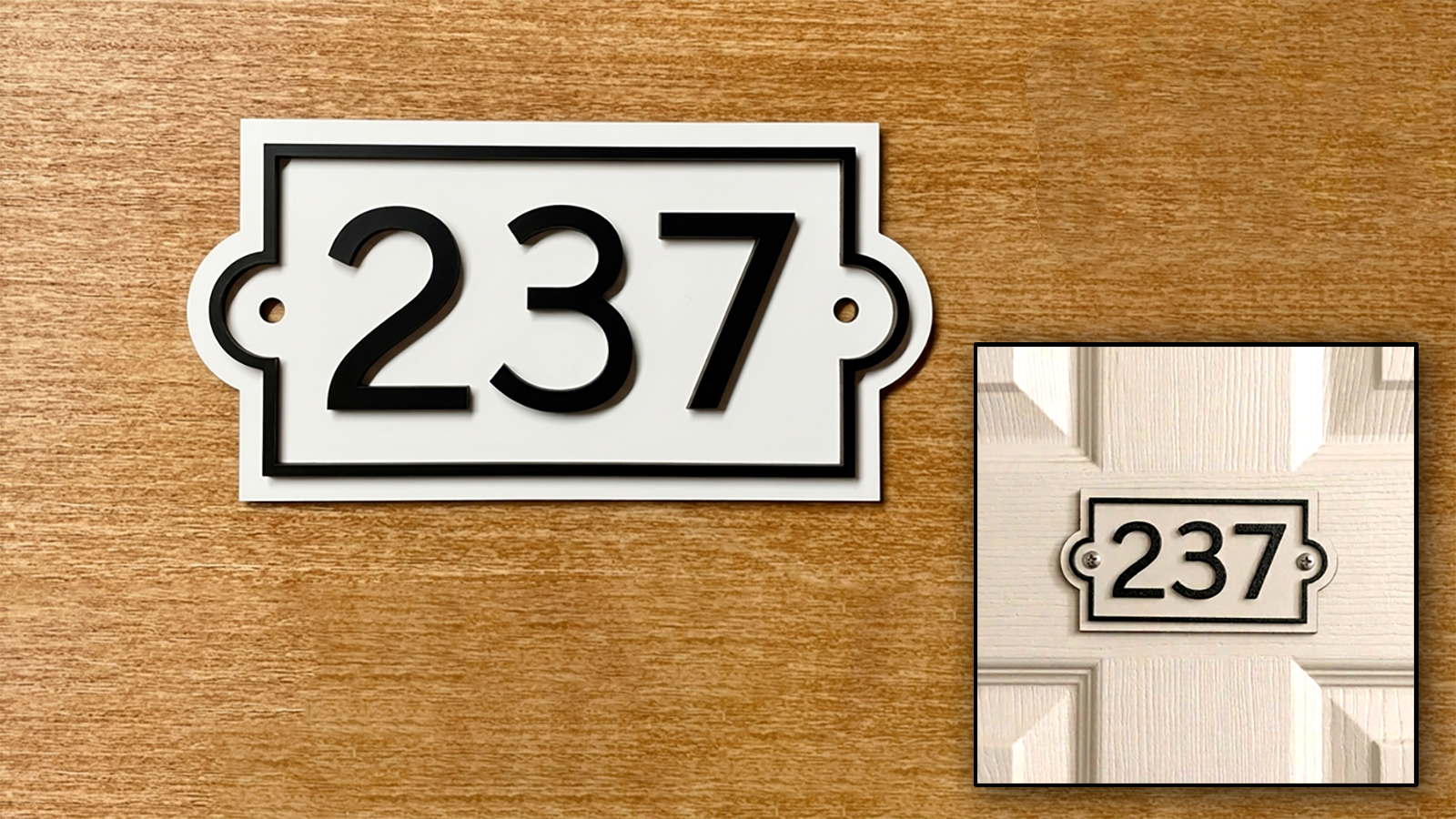 House Number Sign