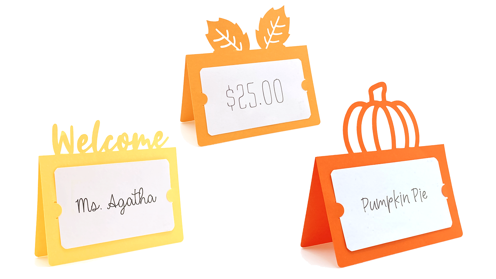 Popup Place Card
