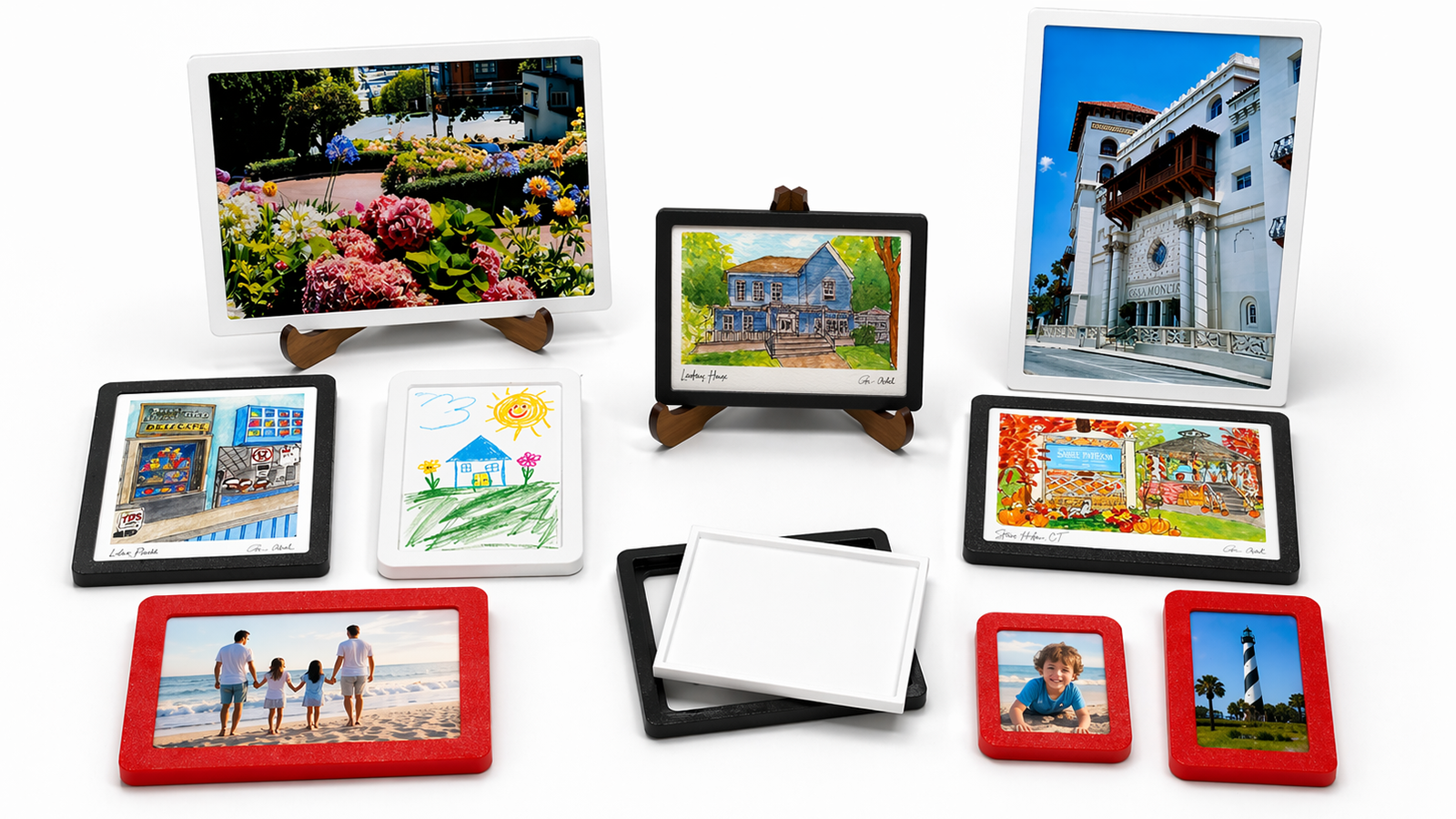 3D Printed Snap Fit Photo Frame