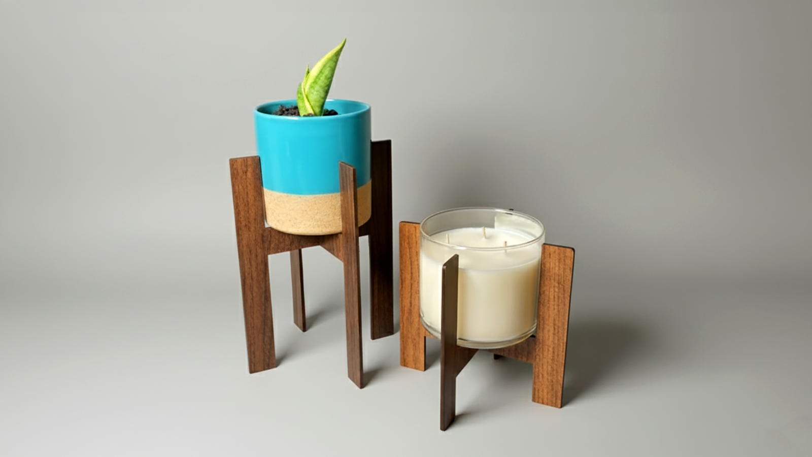 Mid Century Modern Plant Stand
