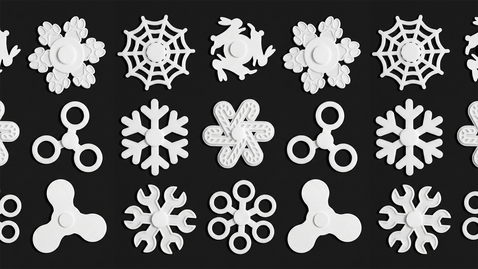 3D Fidget Spinners