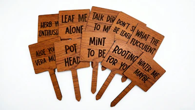 Indoor Plant Signs