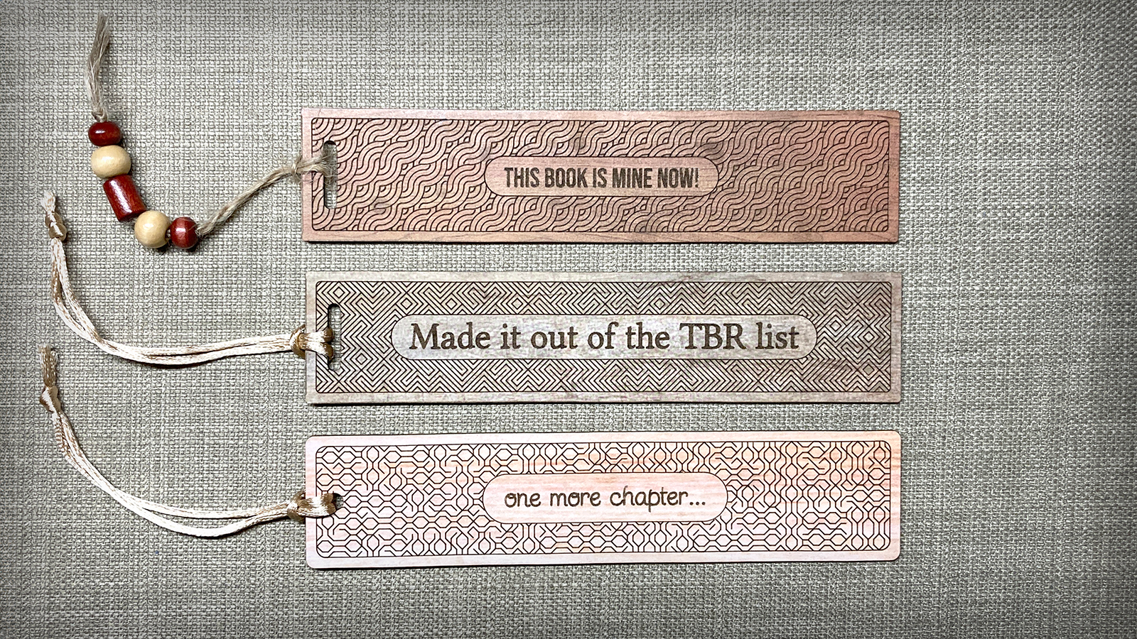 Patterned Bookmarks