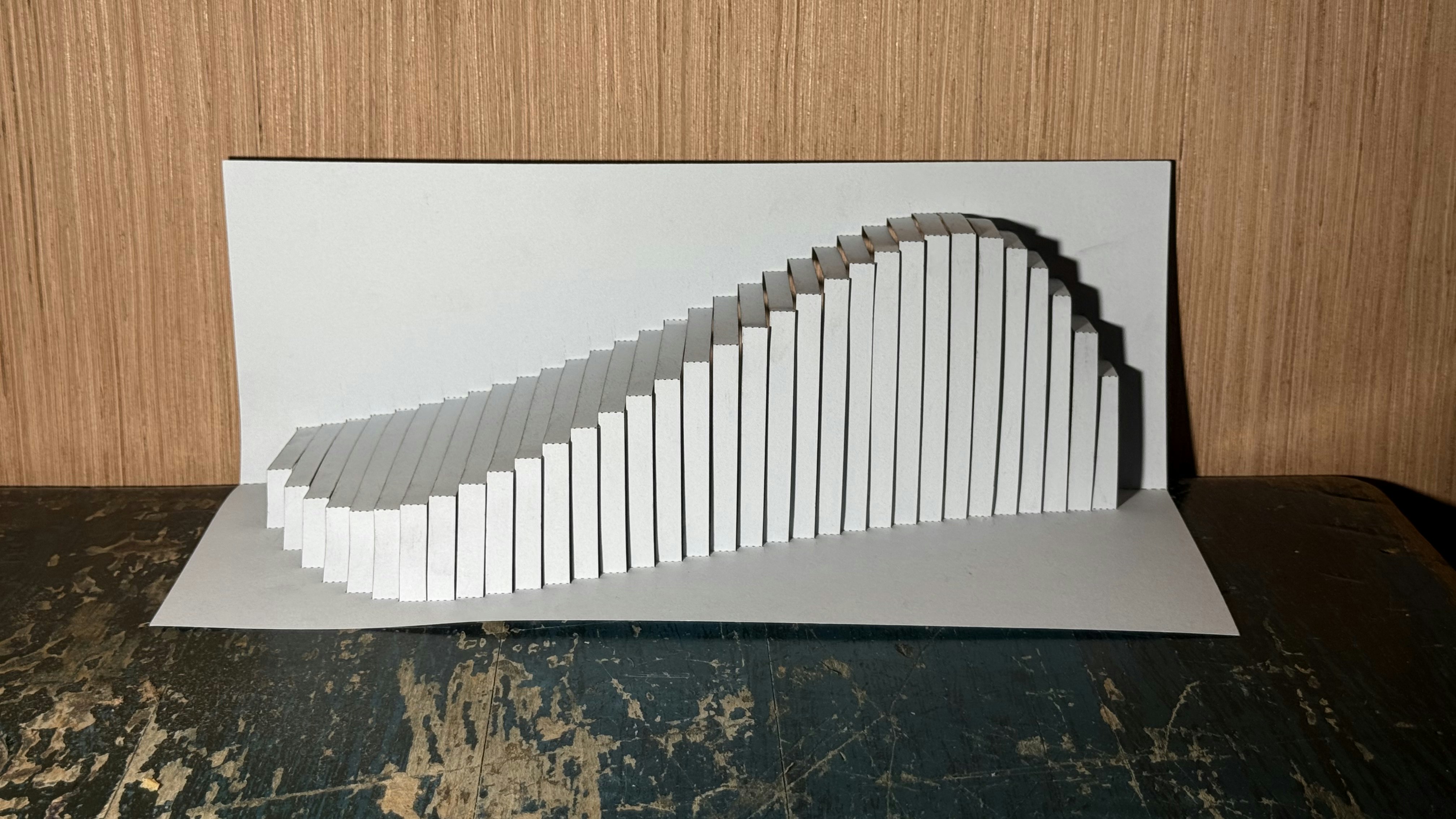 Kirigami: The wave