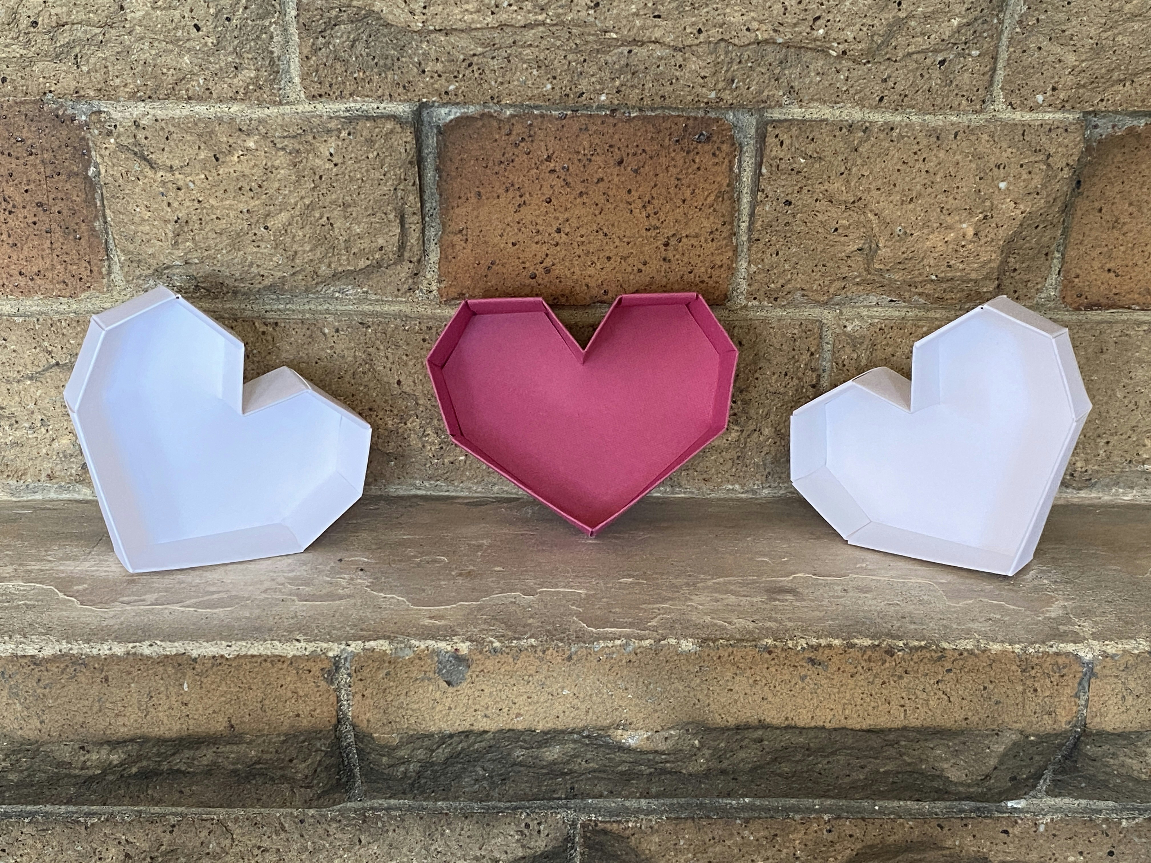 Paper Heart Tray