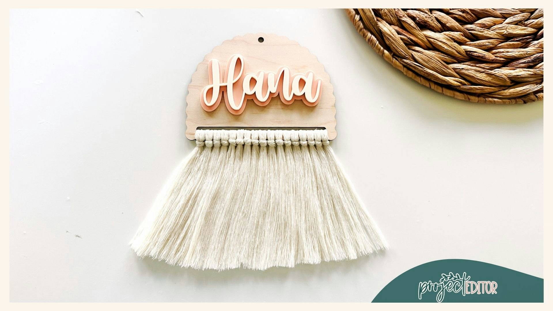 Wavy Macrame Wall Hanging - Rounded Arch
