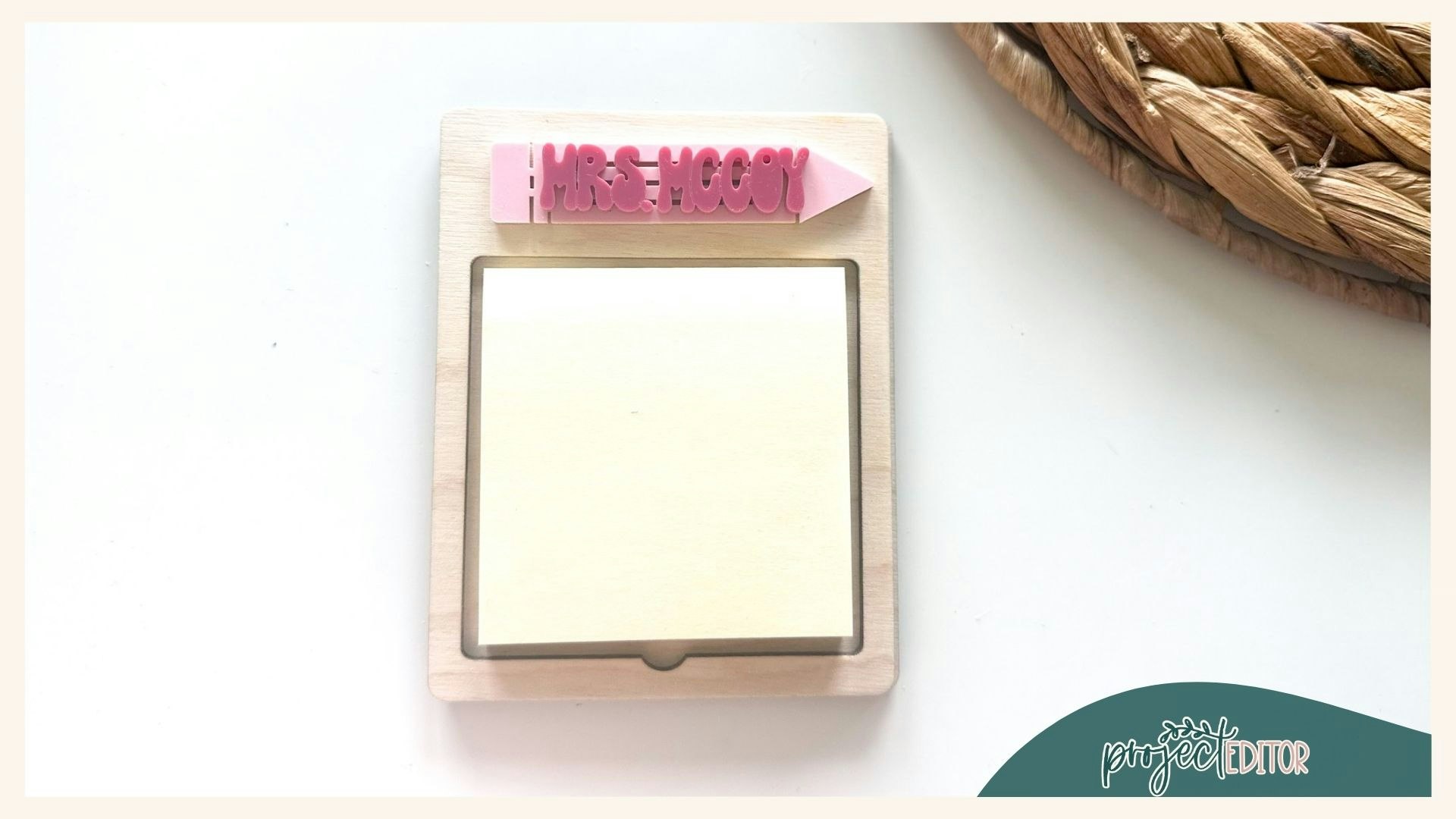 Sticky Note Holder - Pencil