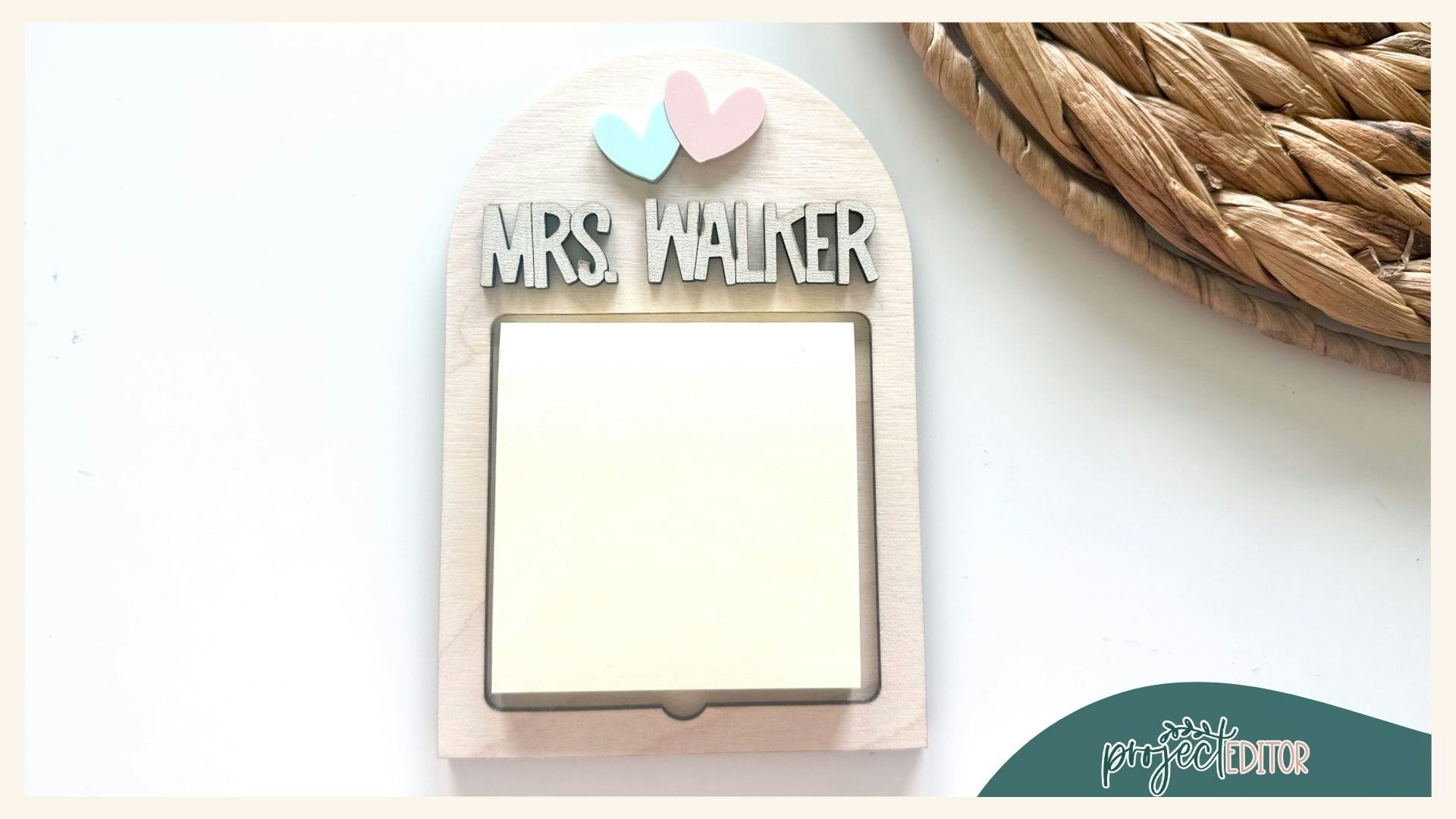 Arch Post-it holder