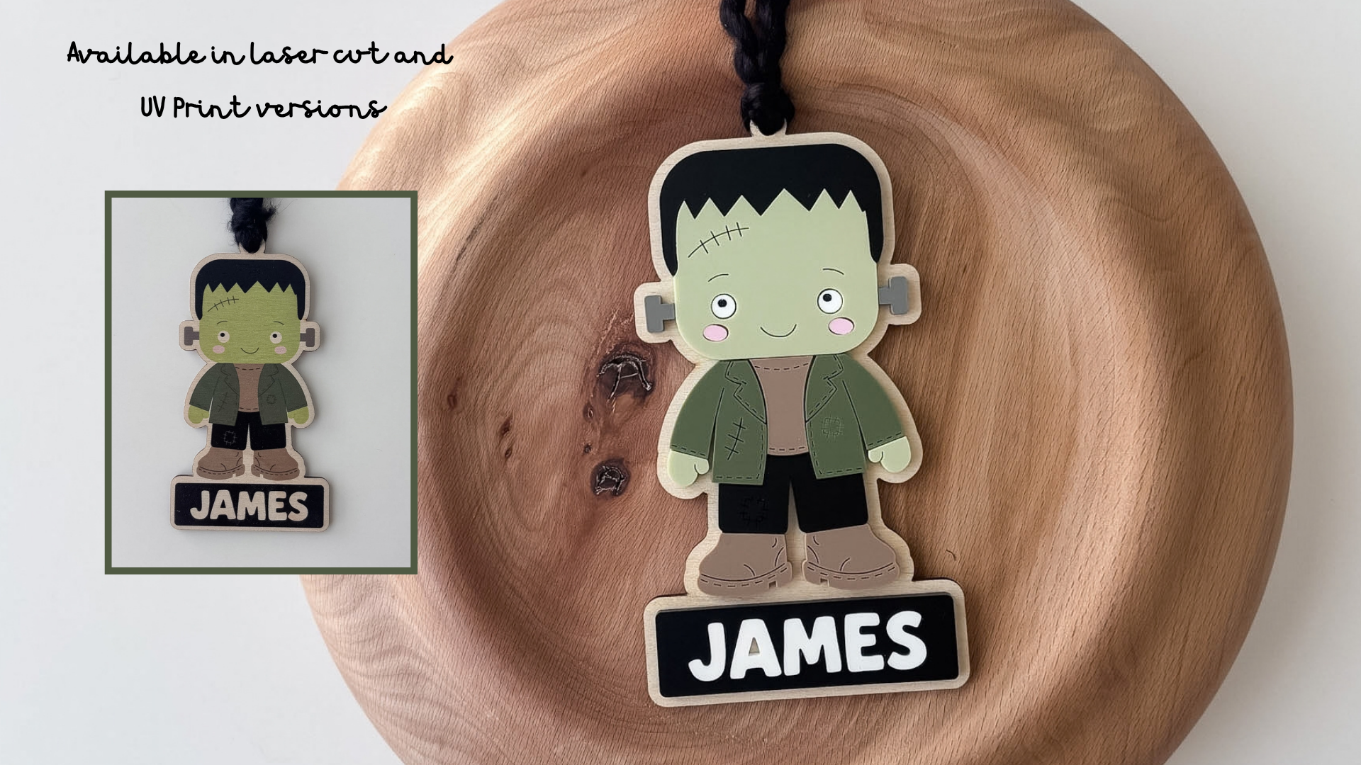 Frankenstein Name Tag