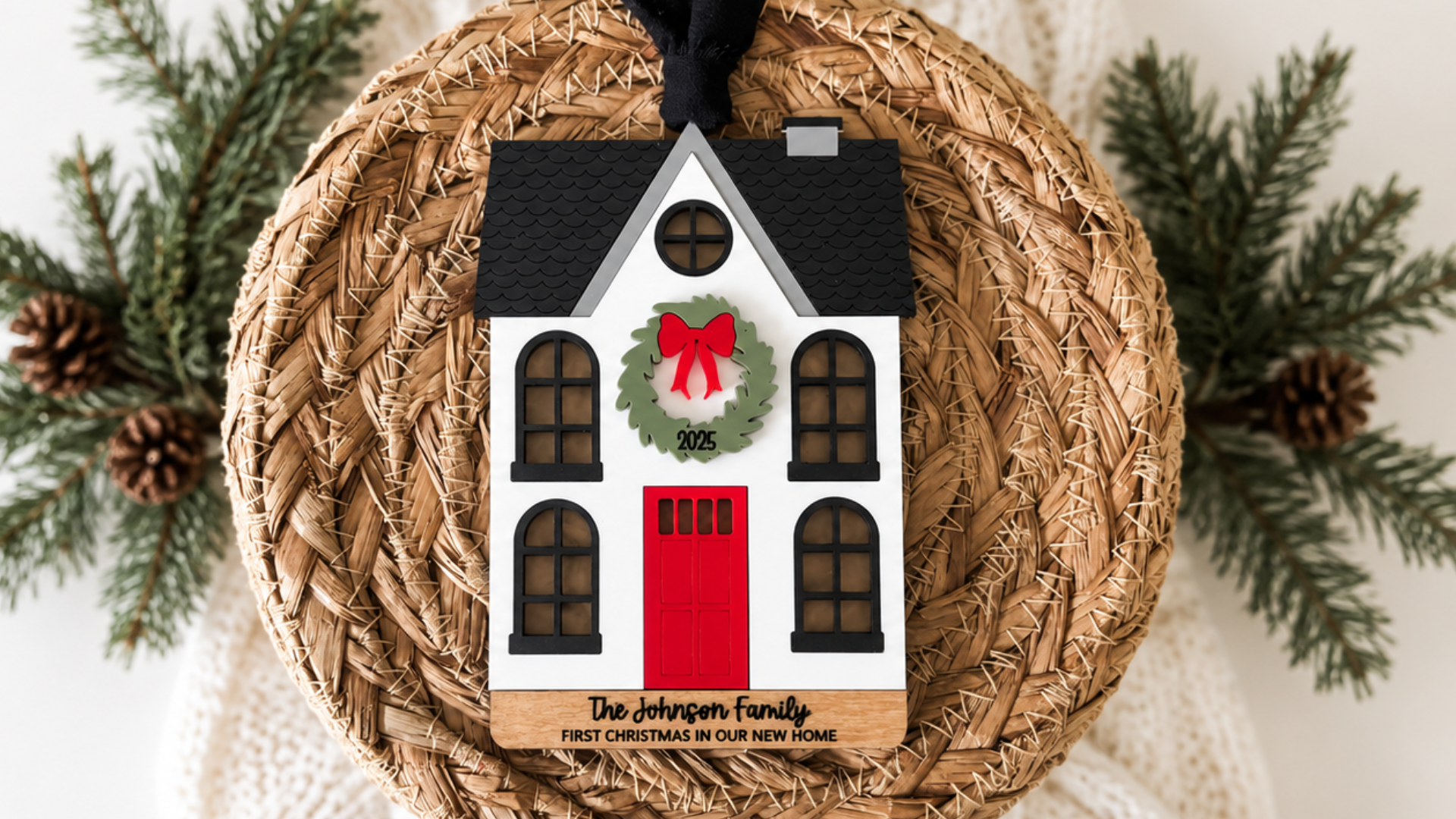Personalized House Ornament