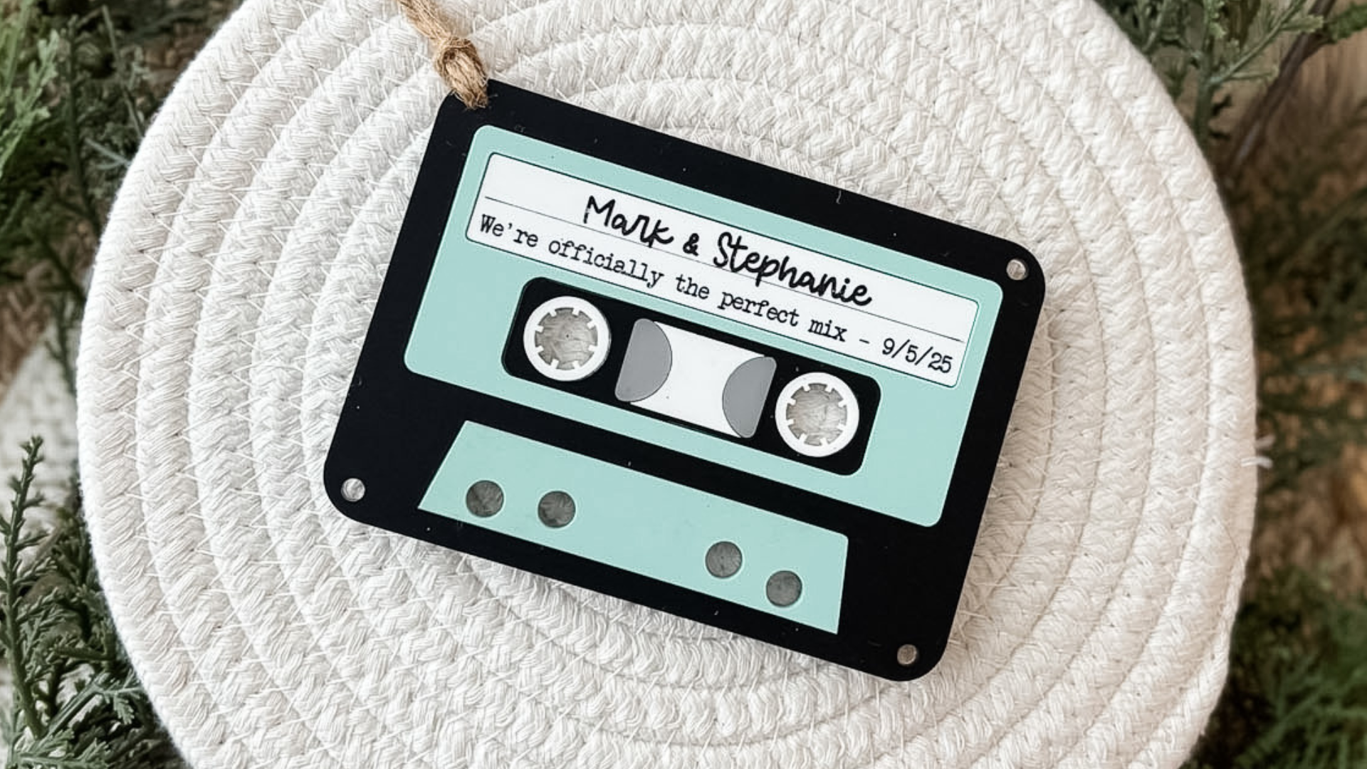 Retro Cassette Tape Ornament