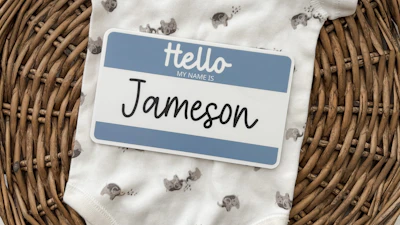 Hello My Name Is Sign