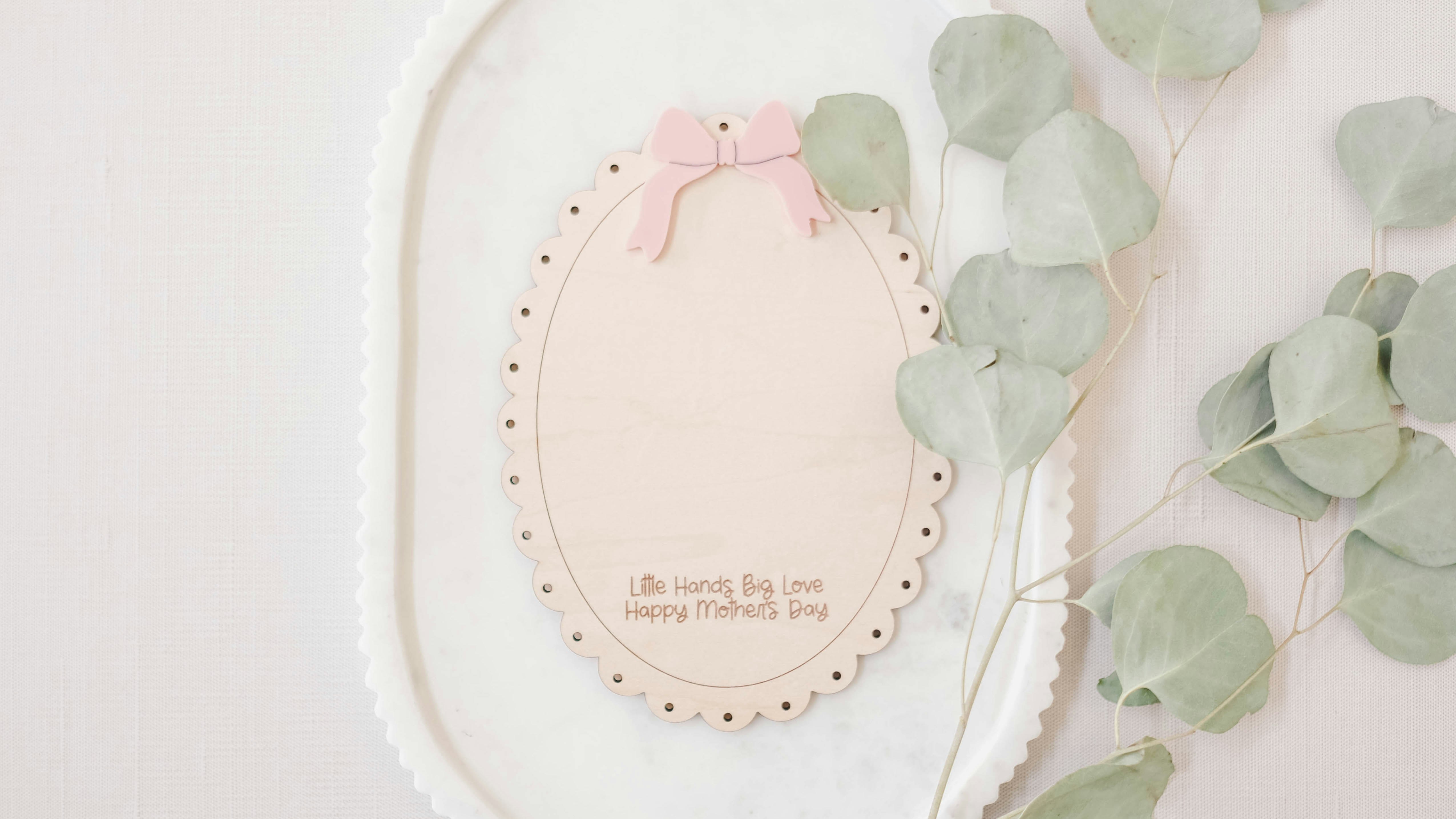Mother's Day Handprint Sign
