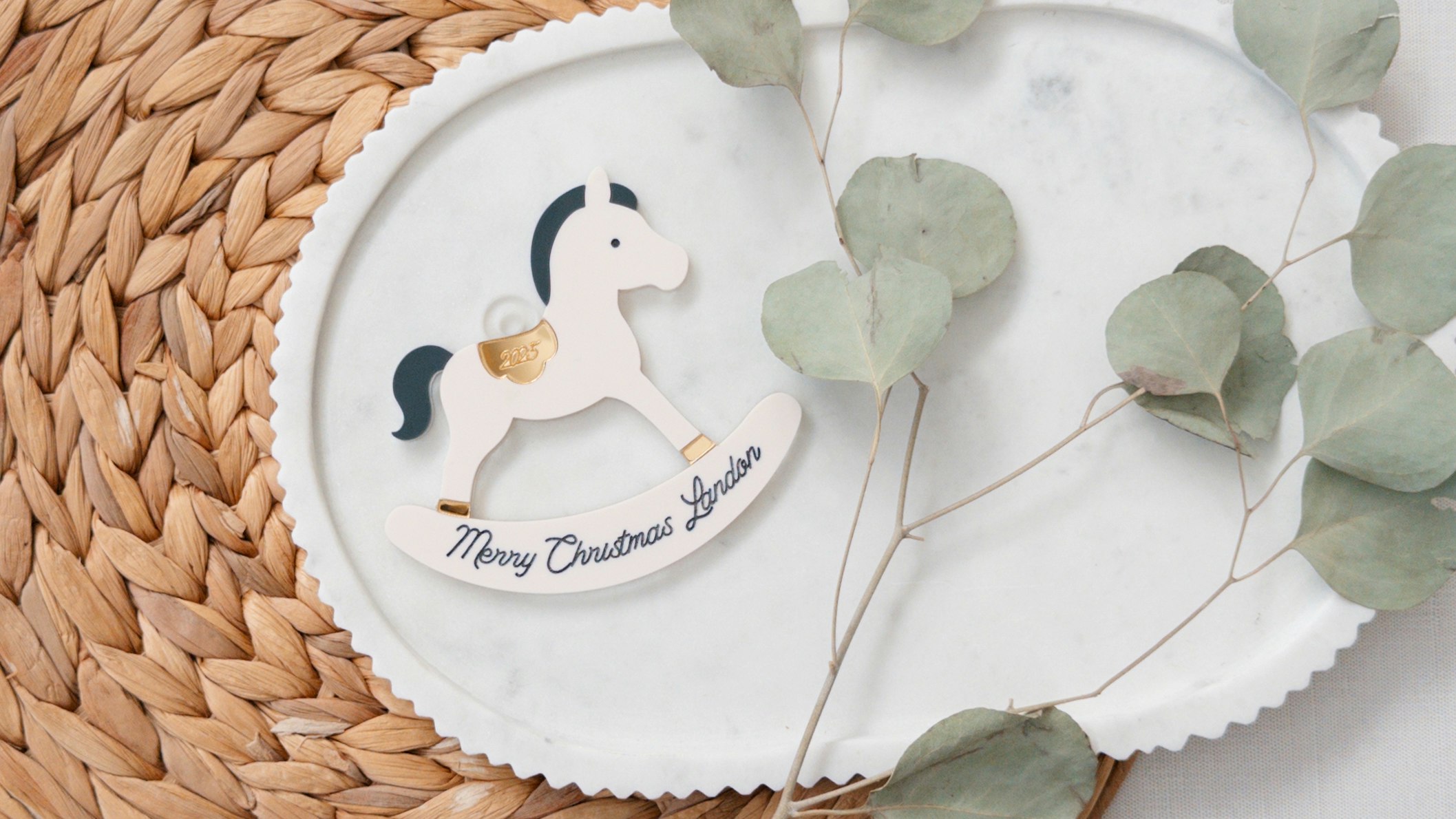 Rocking Horse Christmas Ornament