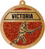 Hockey girl ornament