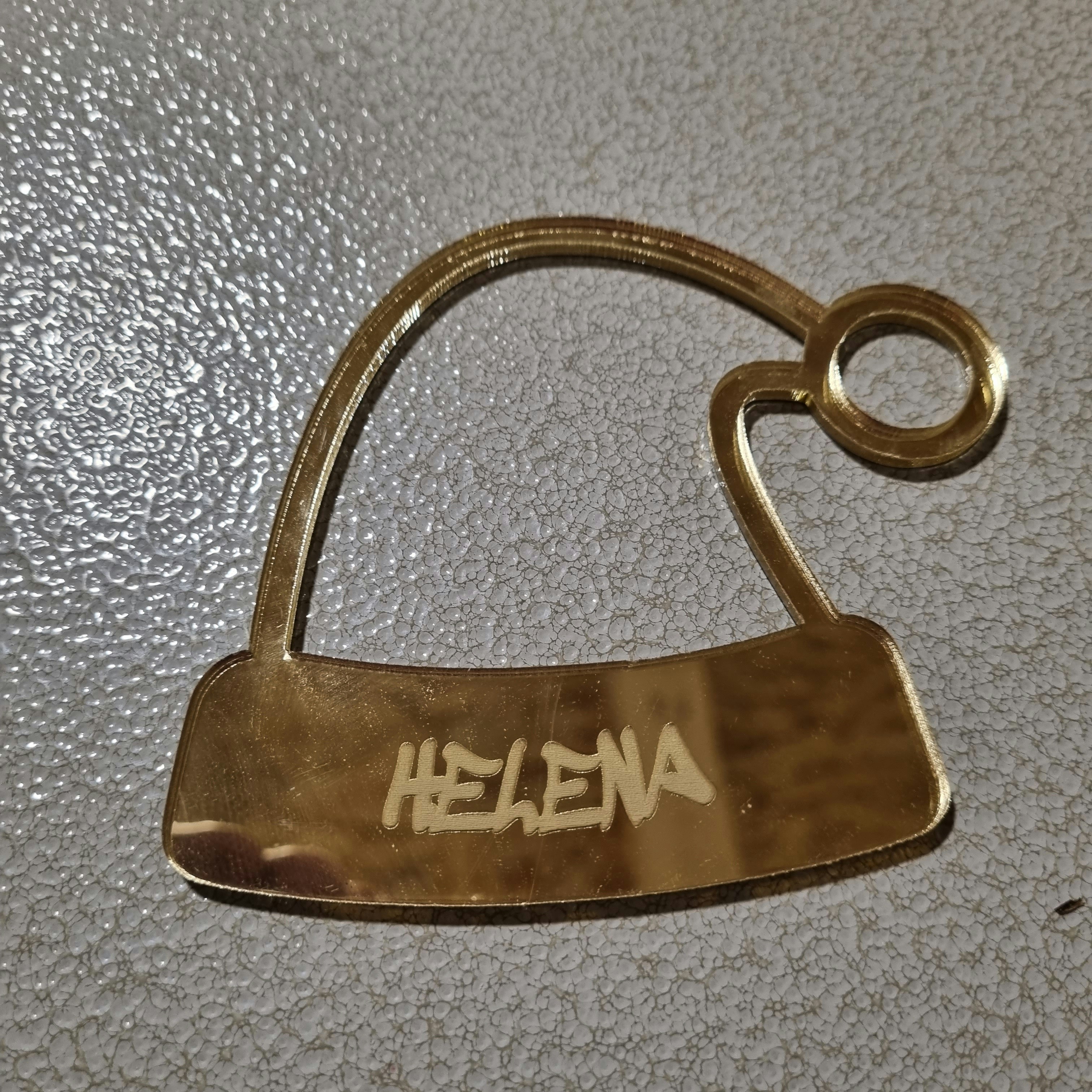 Christmas hat with name