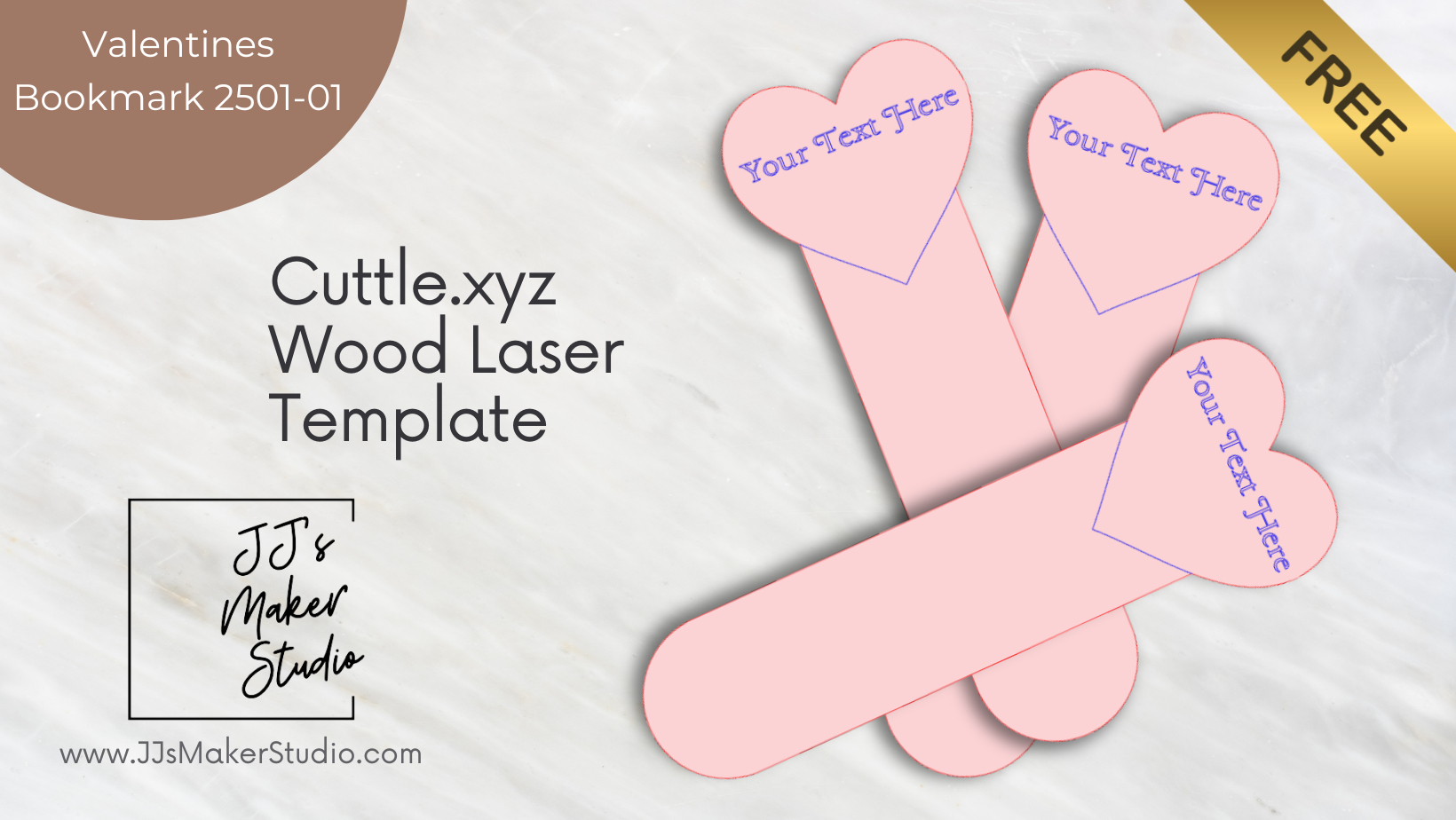 Valentines Bookmark 2501-01