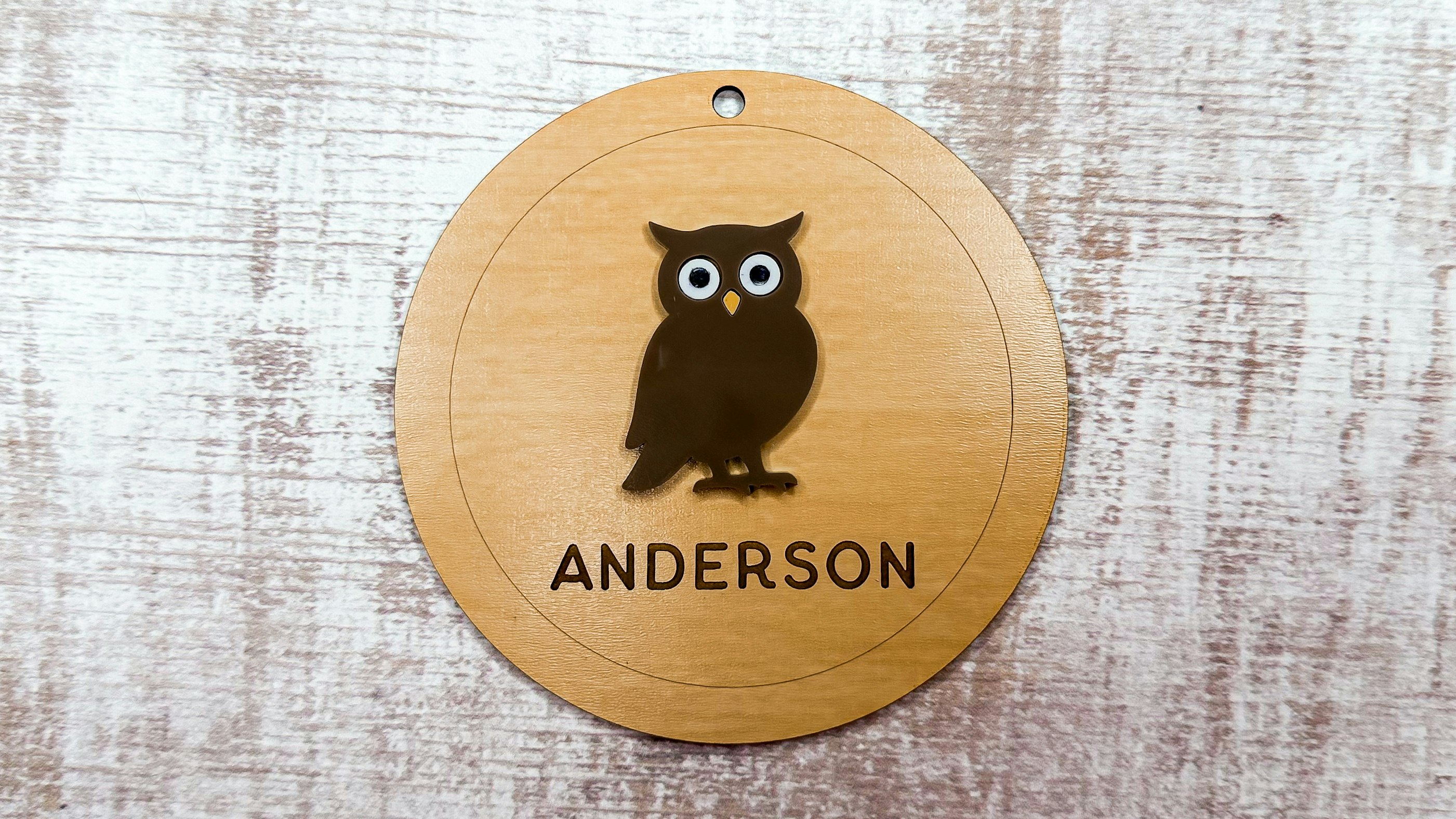Owl Baby Shower Tag