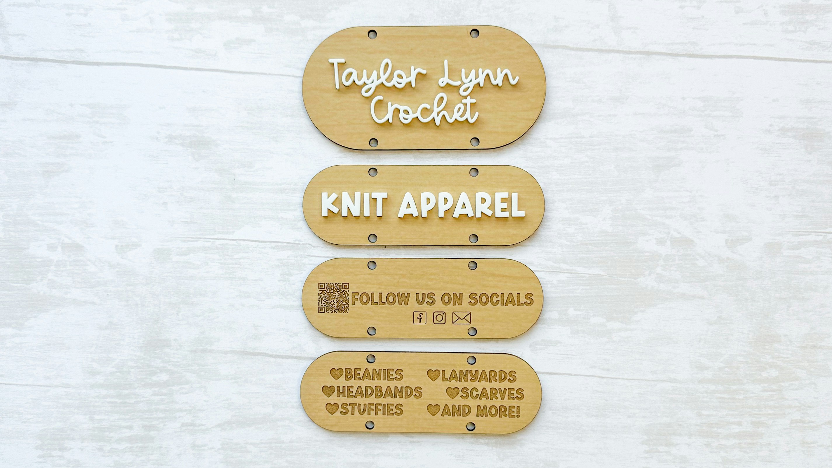 Round Edge Craft Show Tent Signs