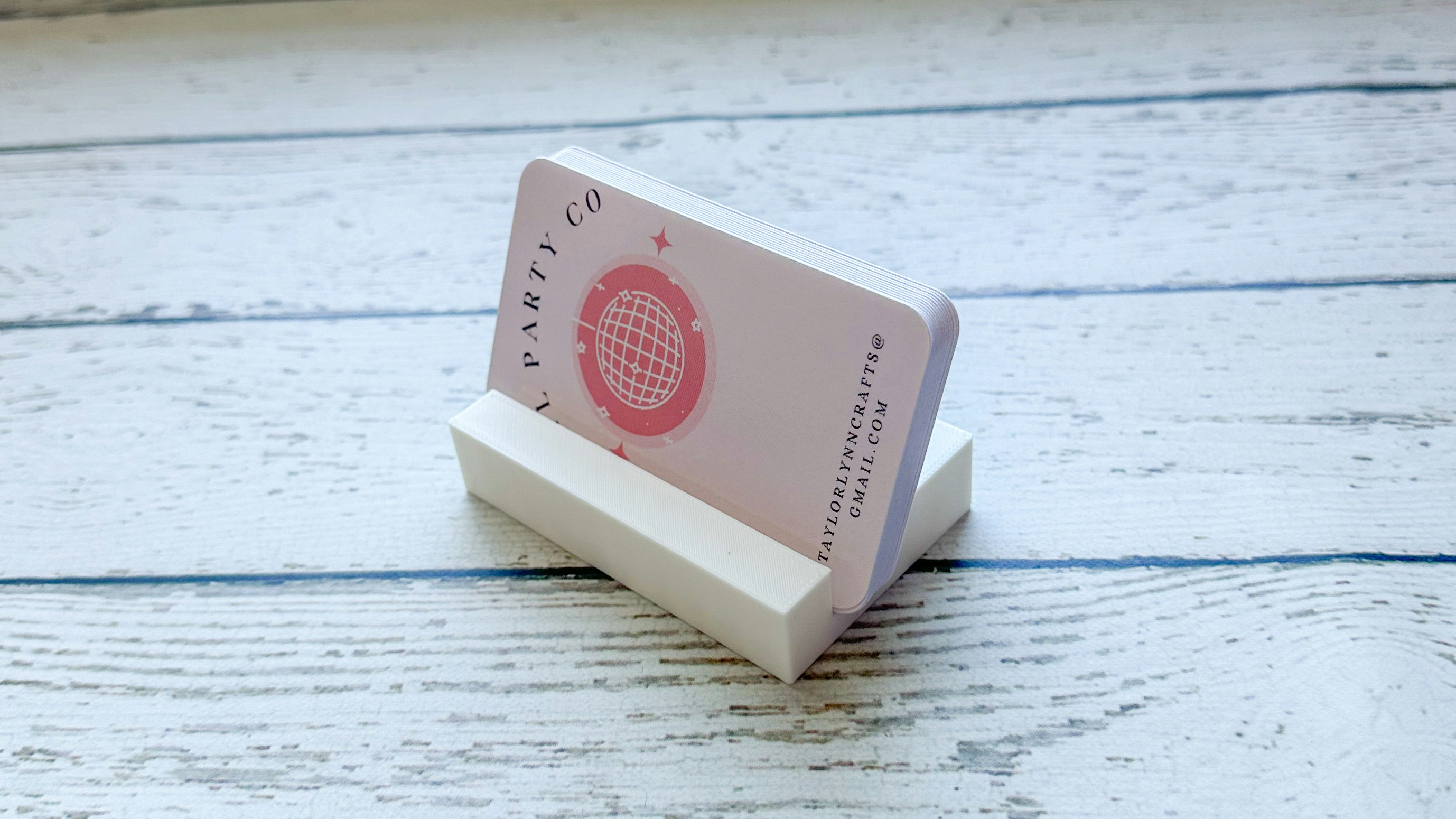 Minimalist Low Profile Business Card Holder