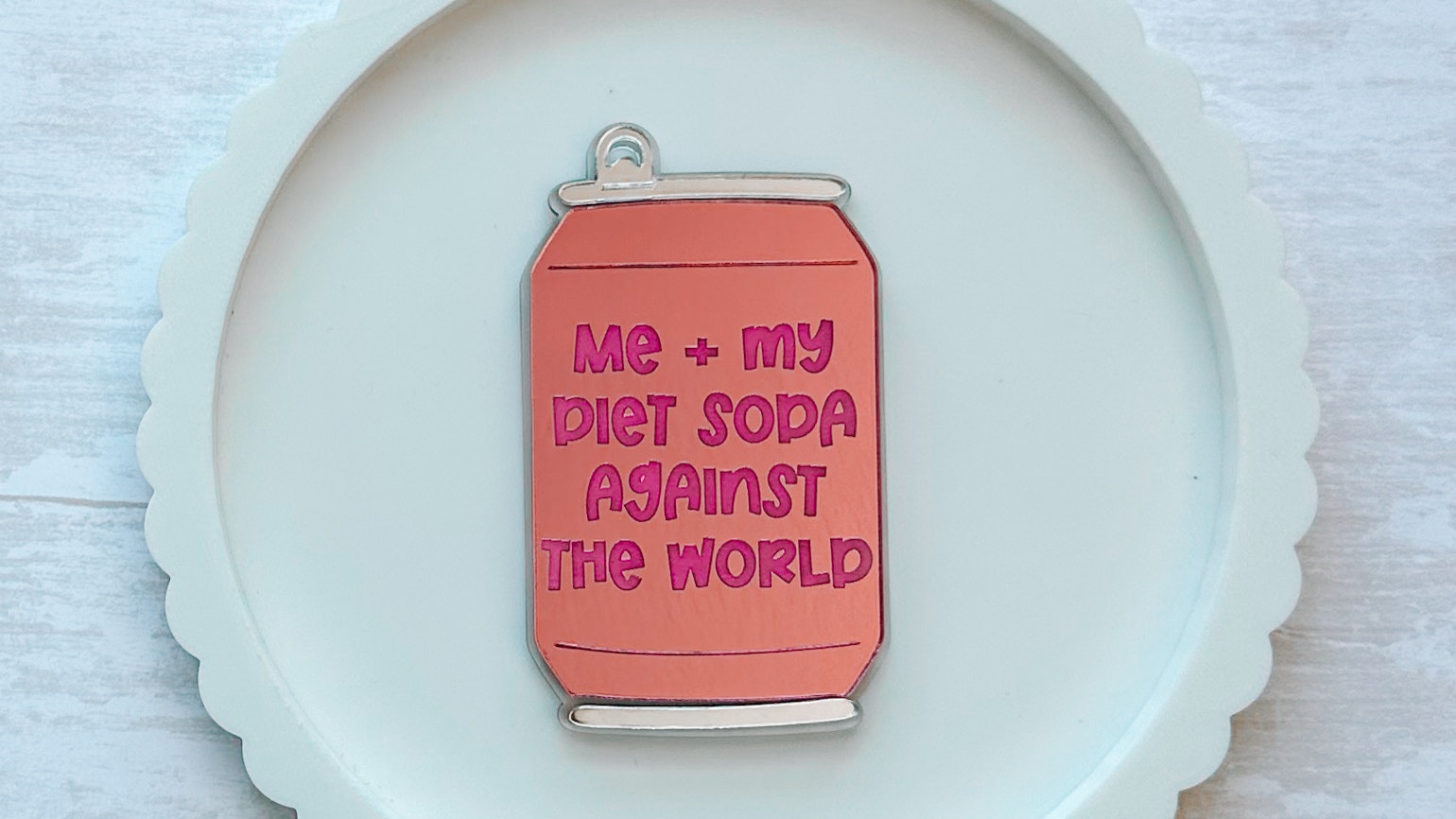 Diet Soda Pop Keychain