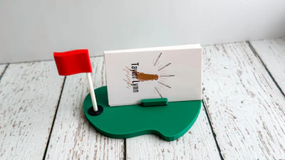 Golf Green Business Card Holder