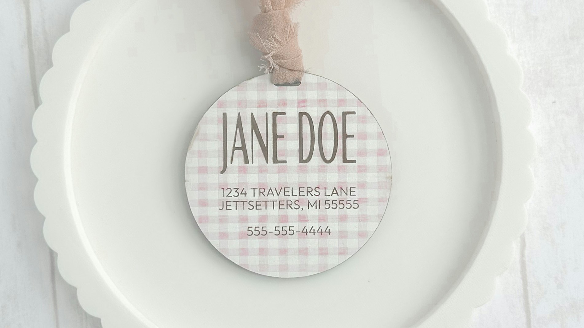 Simple Luggage Tag