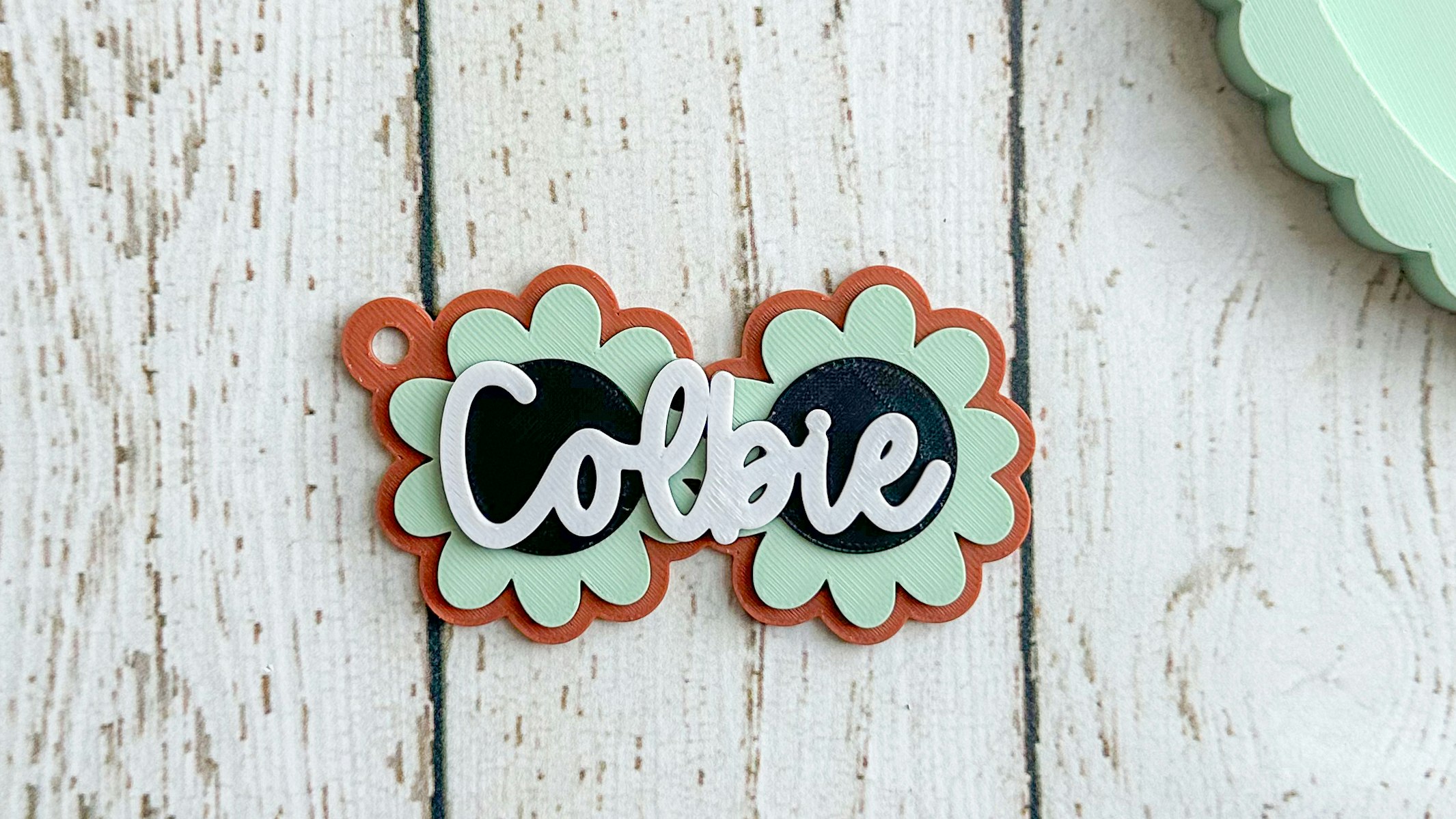Flower Shades With Name 3D Print