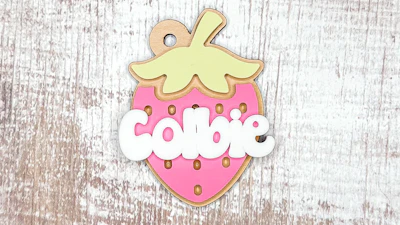 Strawberry Name Tag