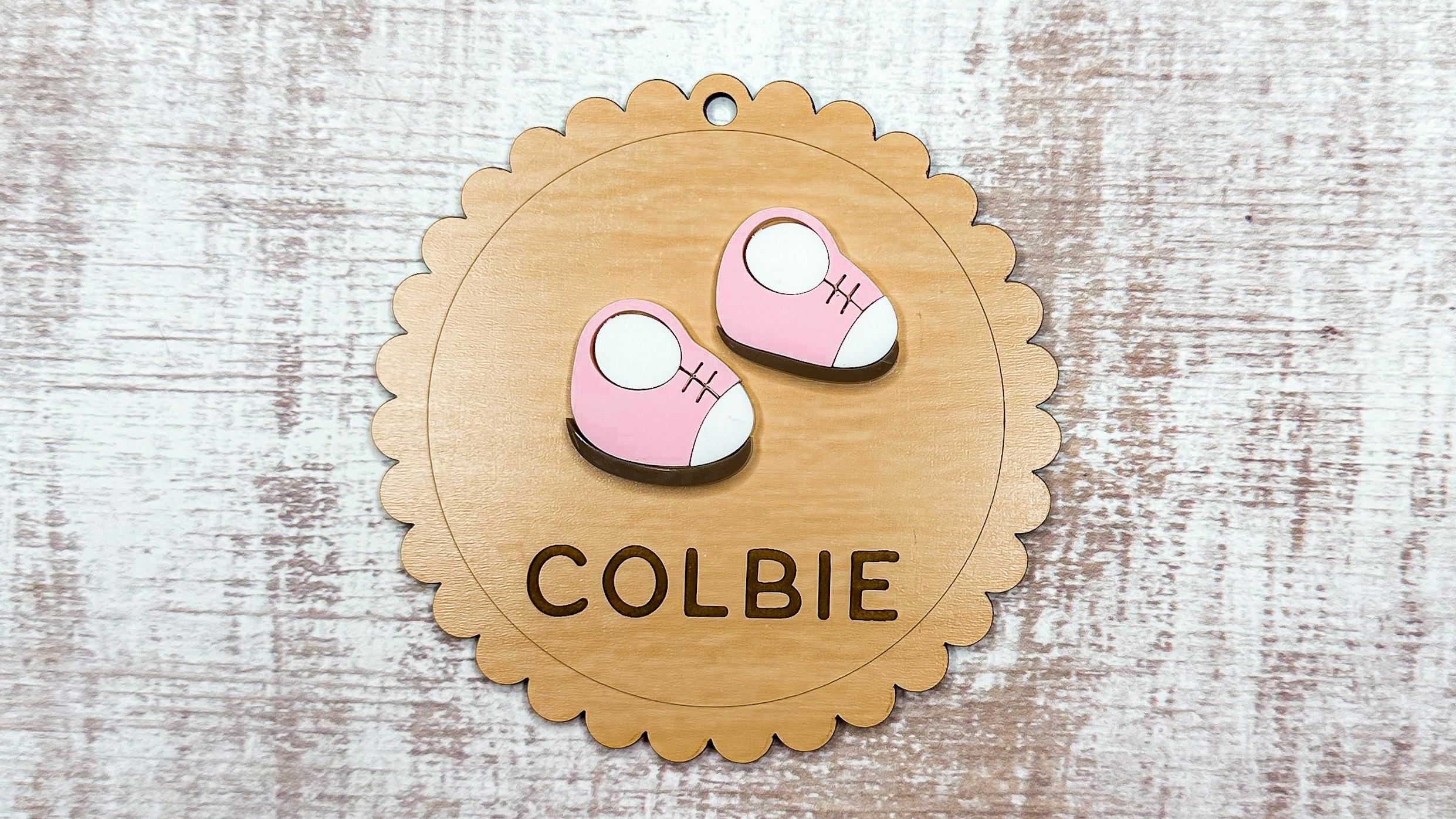 Baby Shoes Bag Tag