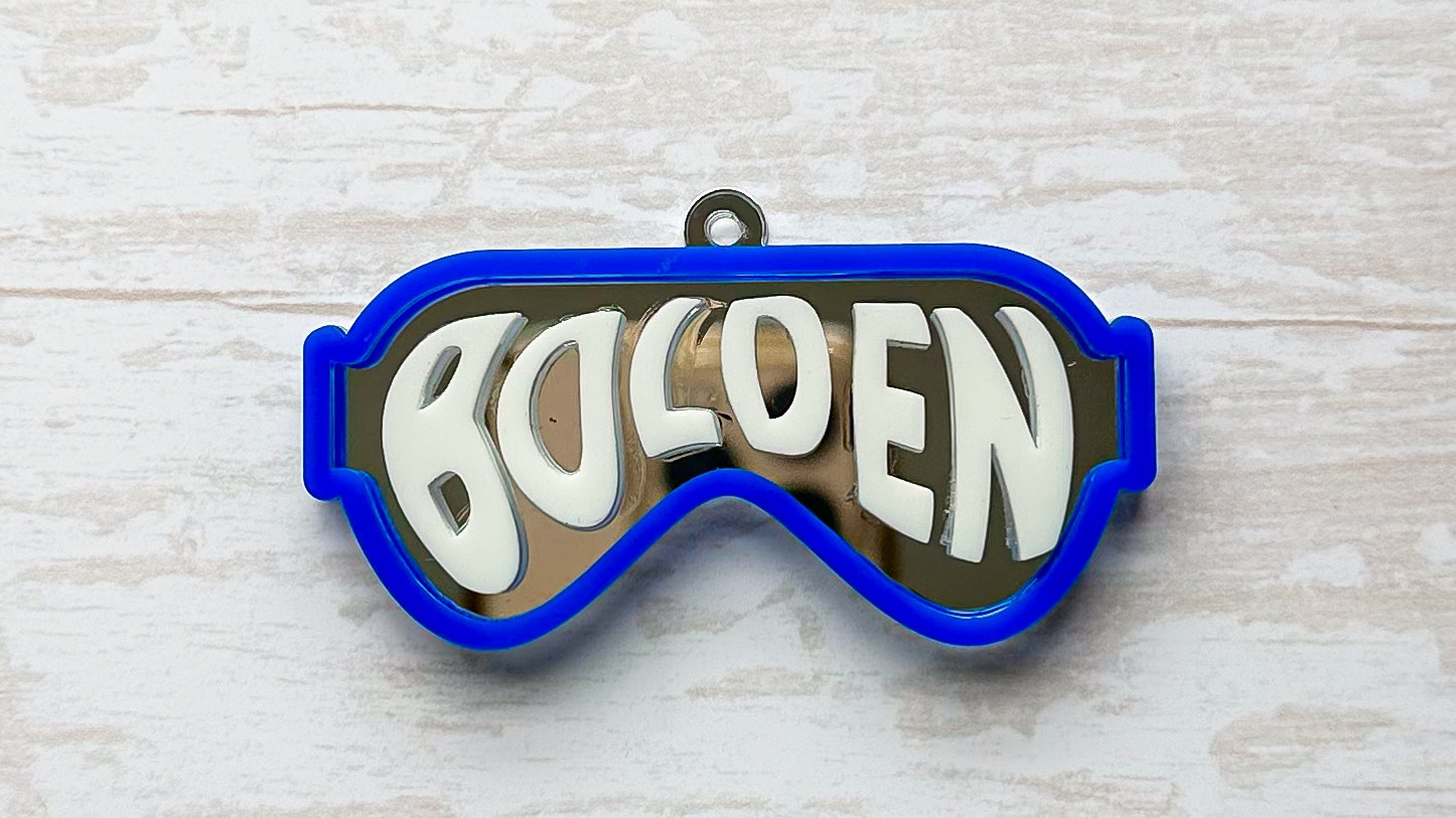 Snowboarding Ski Goggles Ornament