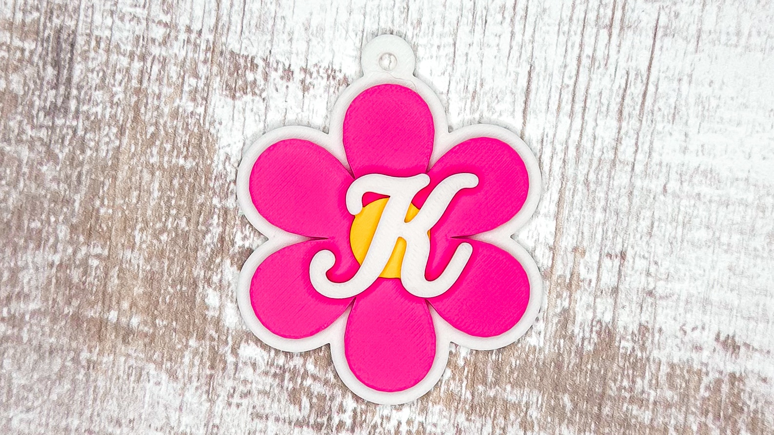 Flower Keychain 3D Print