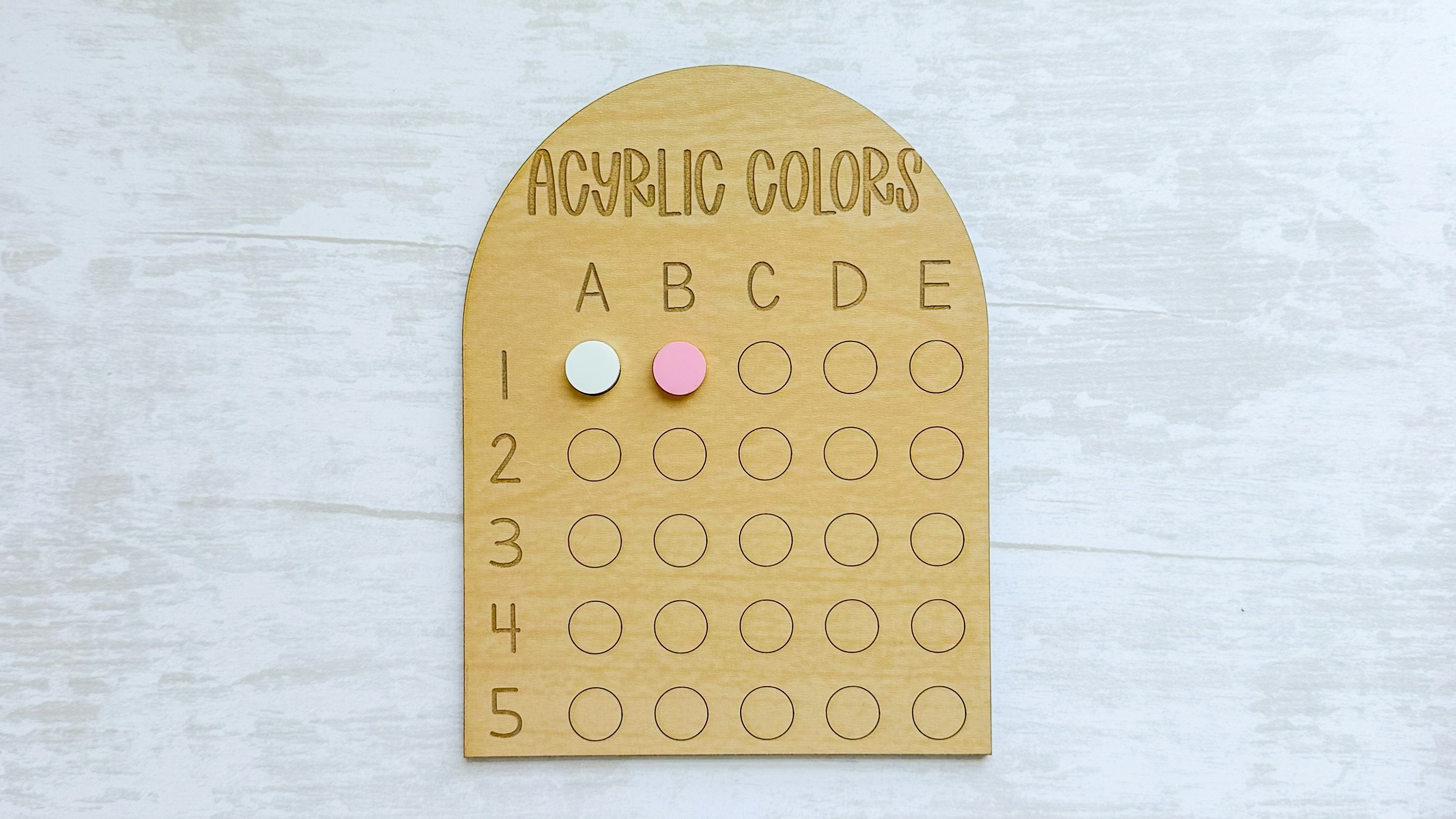 Simple Color Chart