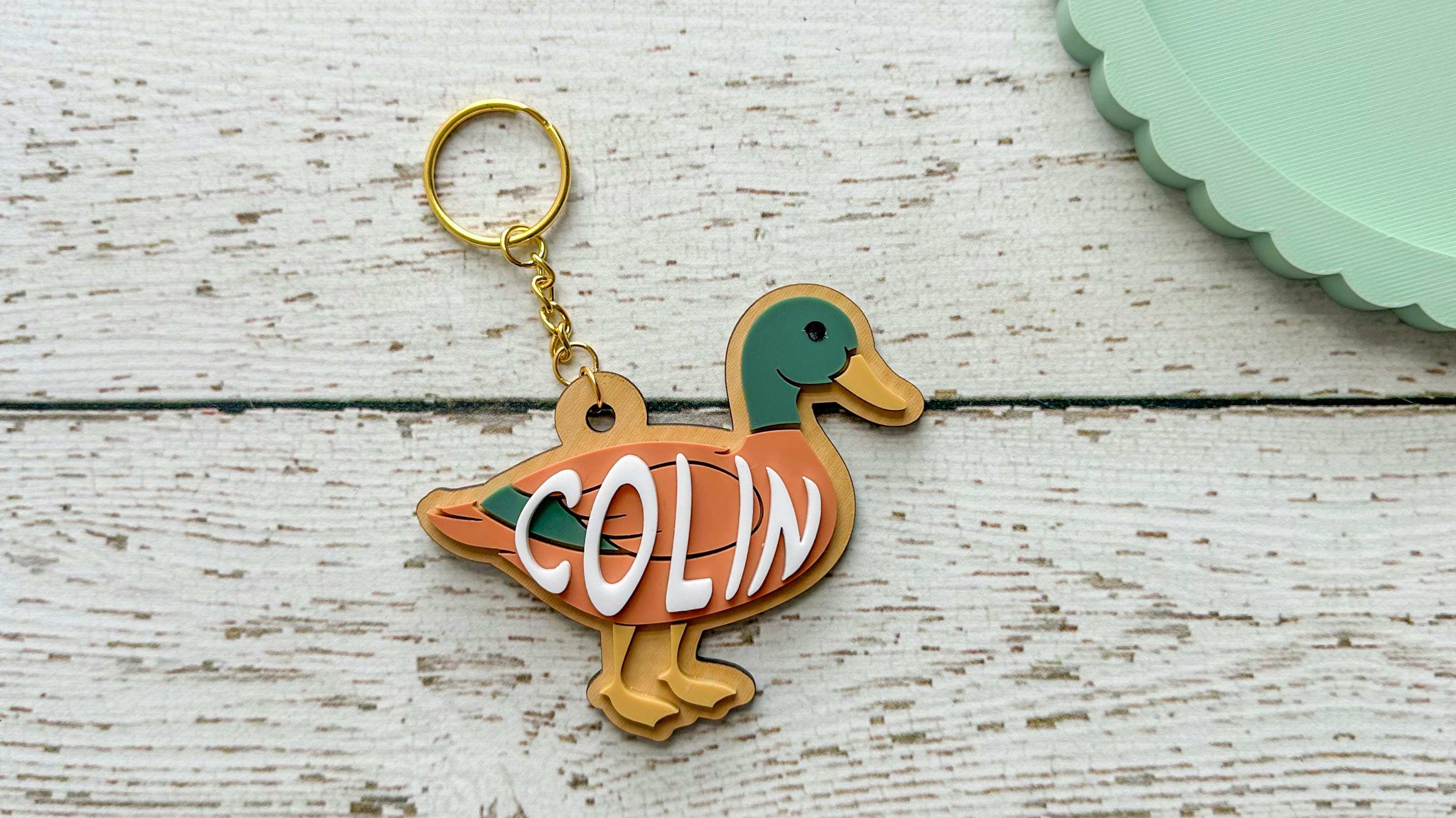 Mallard Duck Keychain