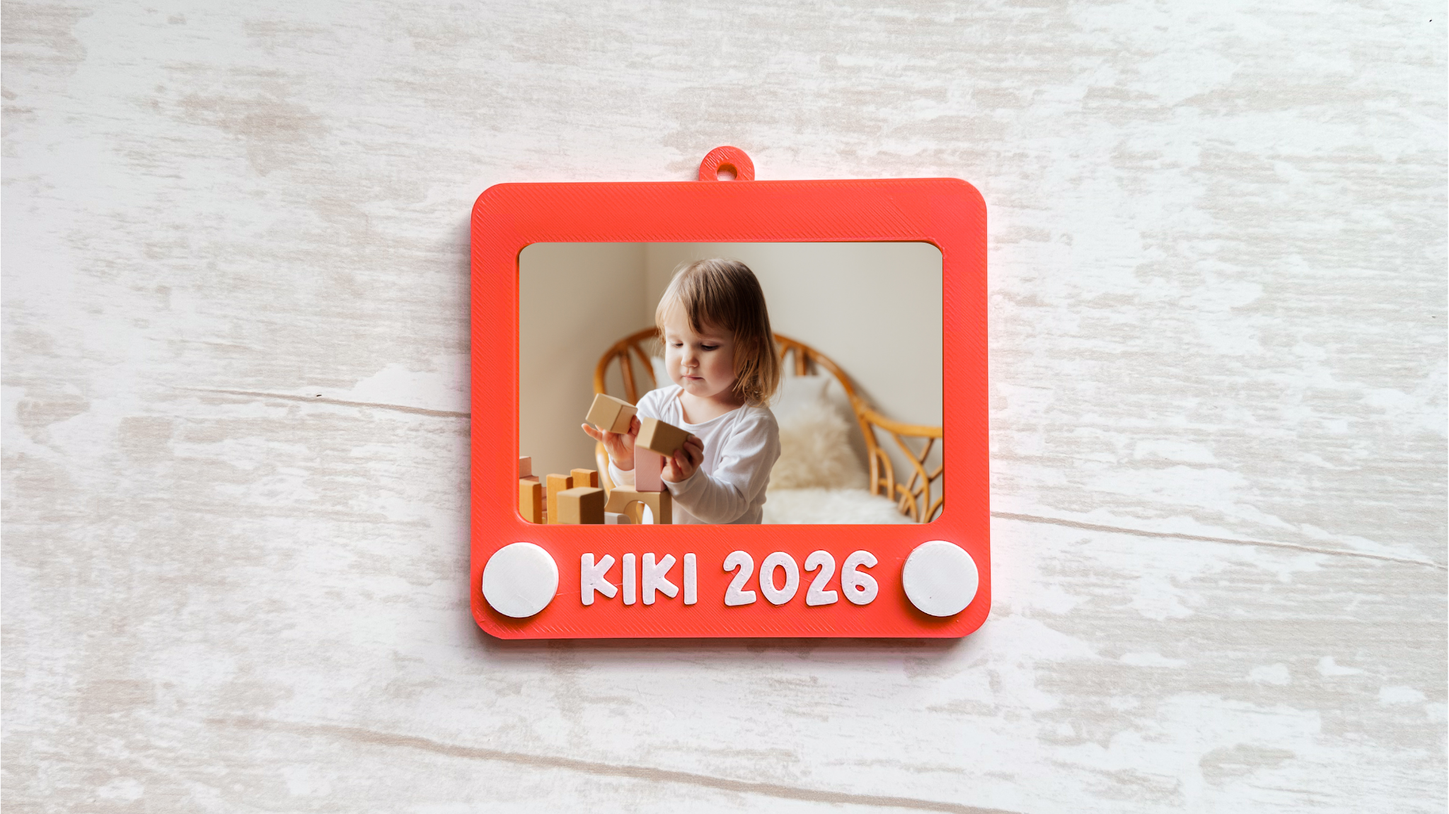 Retro Sketch Photo Frame 3D Print