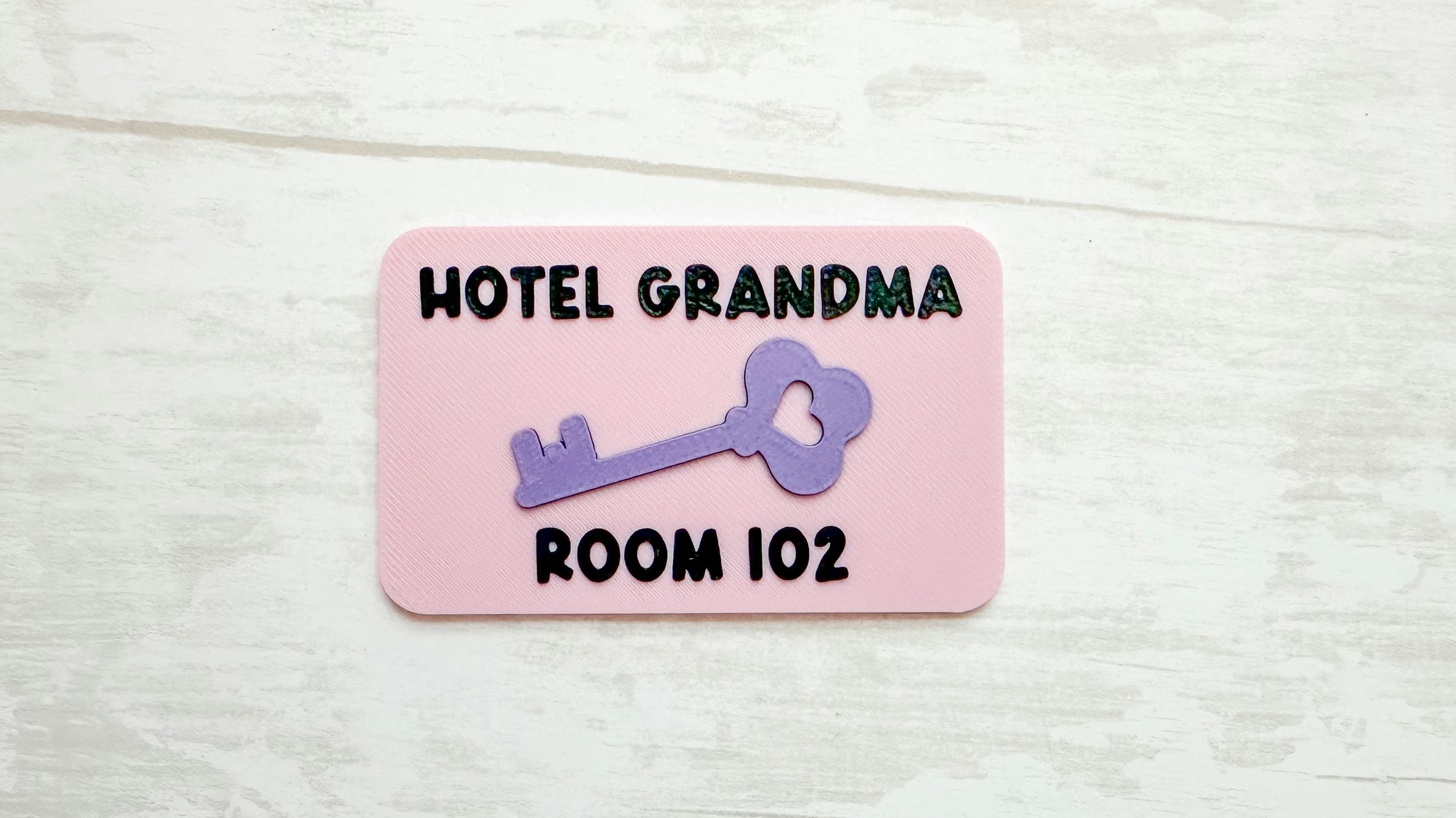 Kids Play Hotel Key Card 3D Print