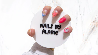 Nail Display for Socials 3D Print