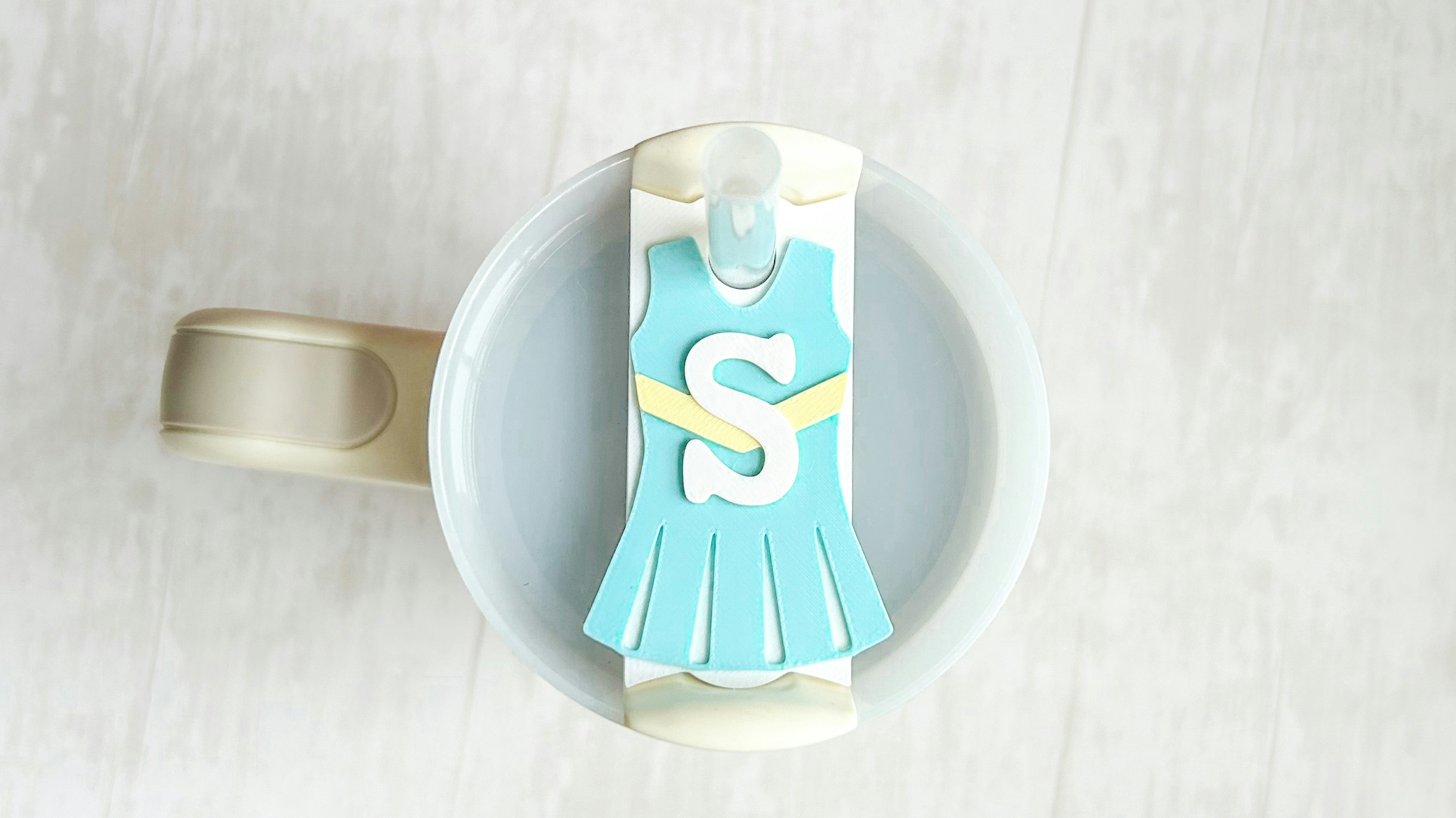 Cheer Uniform Tumbler Topper 3D Print