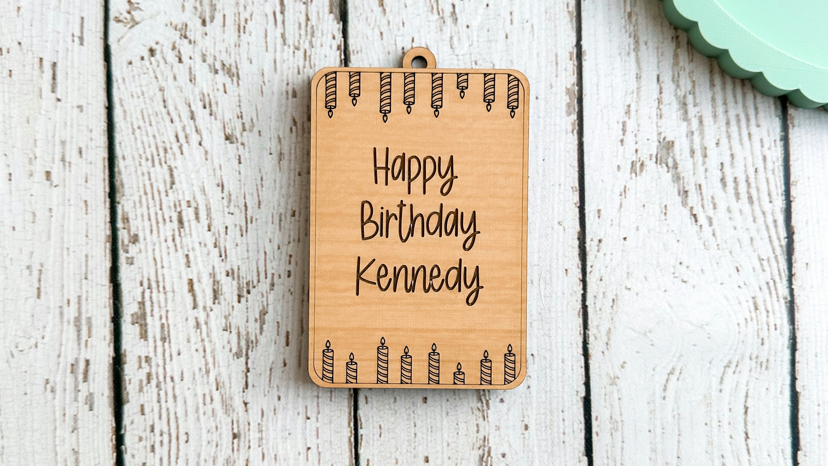 Happy Birthday Candle Gift Card Holder