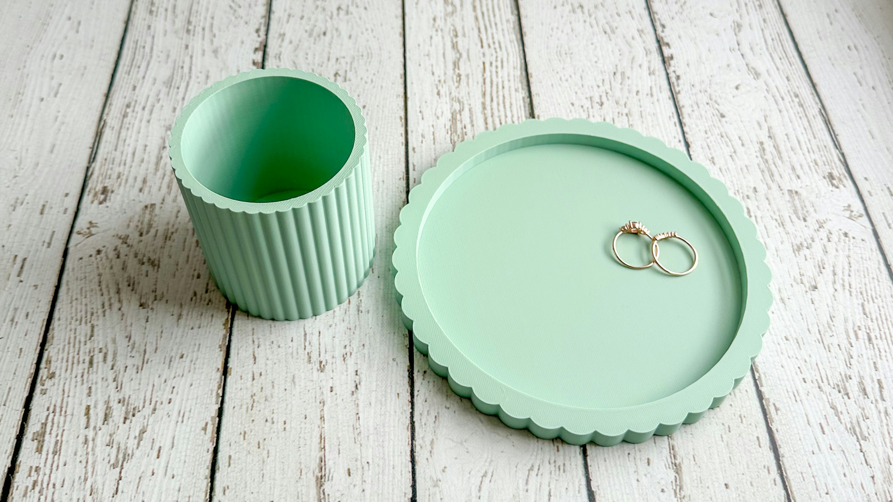 Scallop Edge Container 3D Print