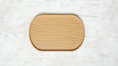 Faux Wood Tray 3D Print